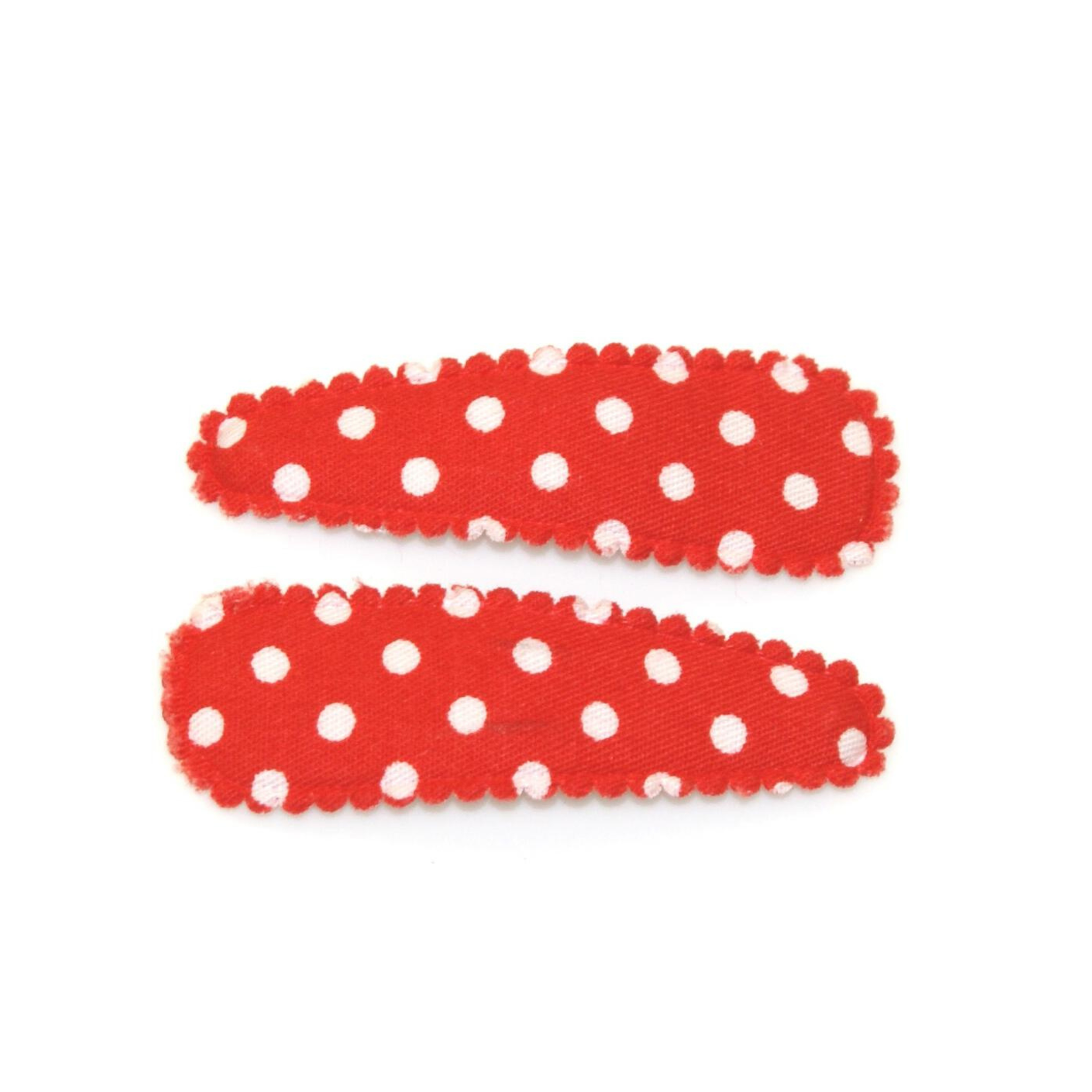 Polka Medium Snaps - Red