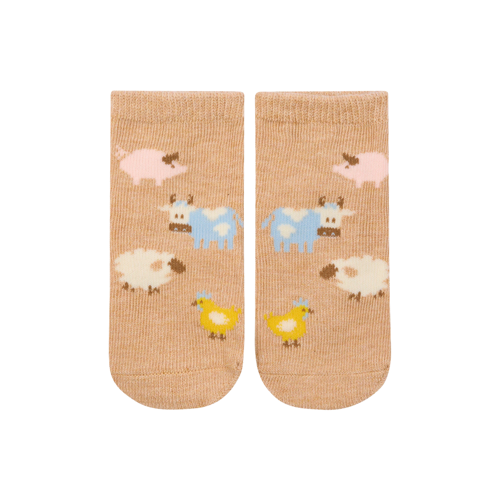 Toshi Organic Socks Ankle Jacquard Farm Buddies