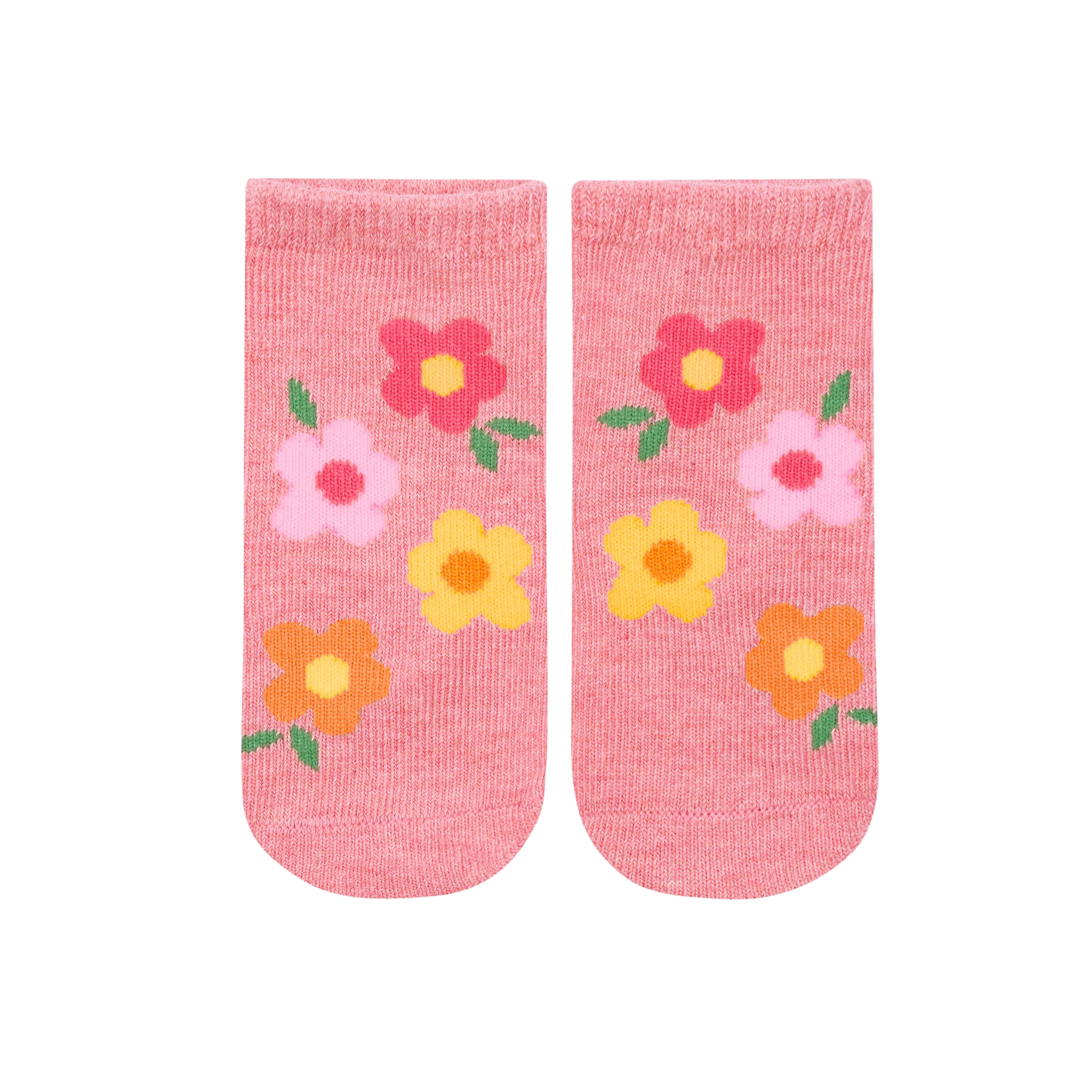 Toshi Organic Socks Ankle Jacquard Rosie Posie