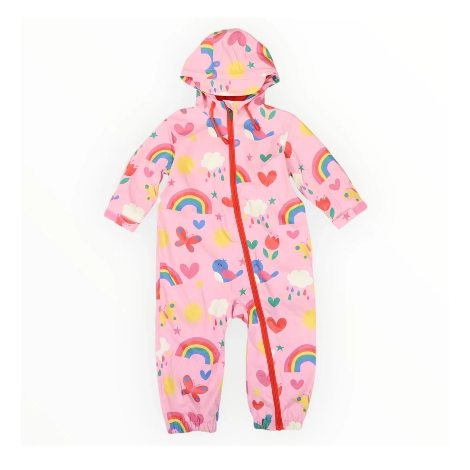 Korango Spring Rainbow Rainsuit - Pink