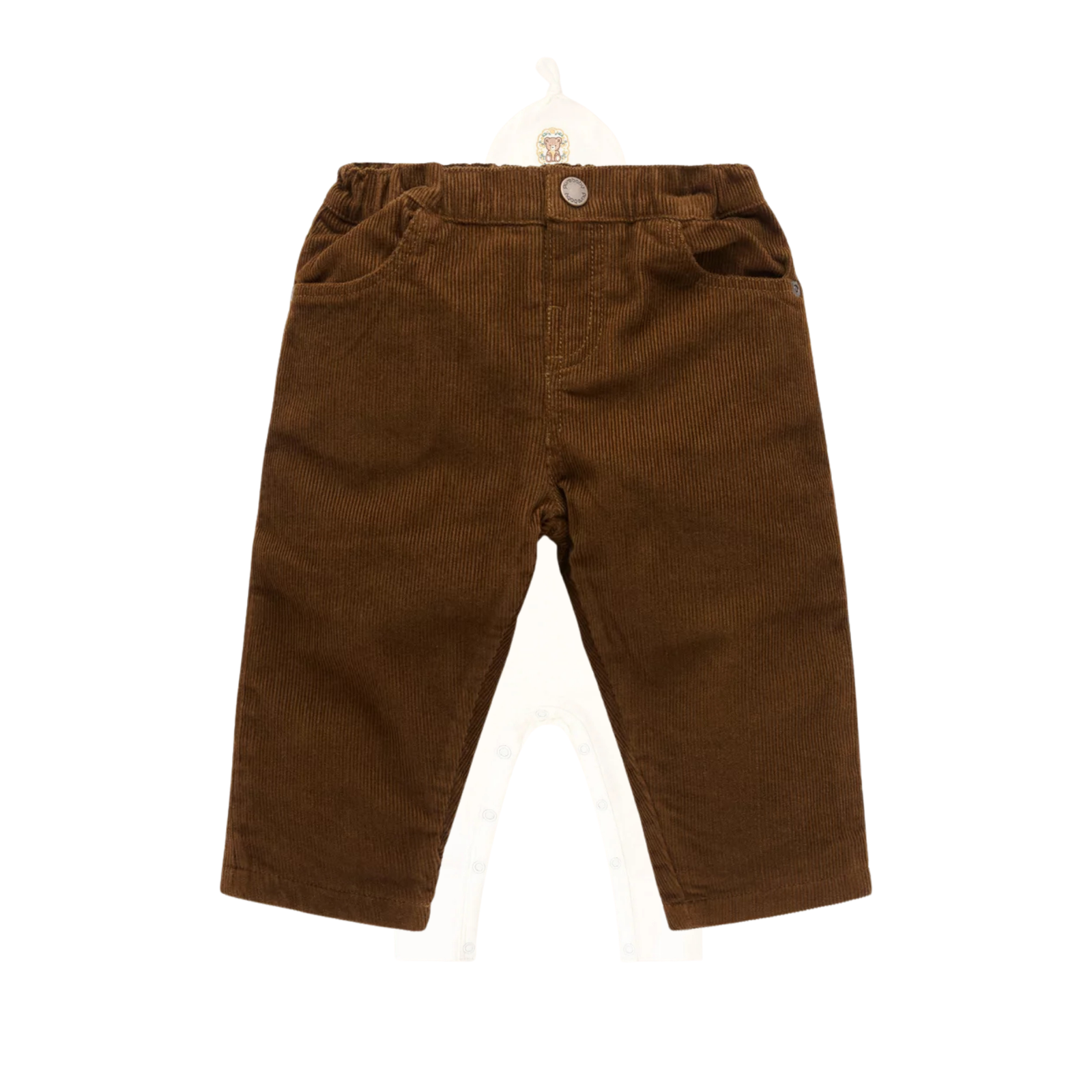 Purebaby Corduroy Pants With Lining - Rye