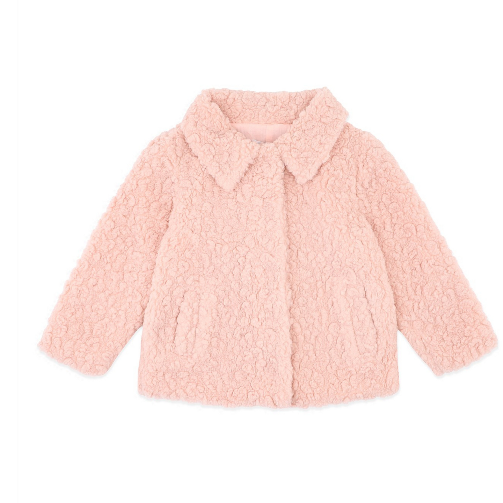 Bebe Emmy Sherpa Jacket - Dusty Rose