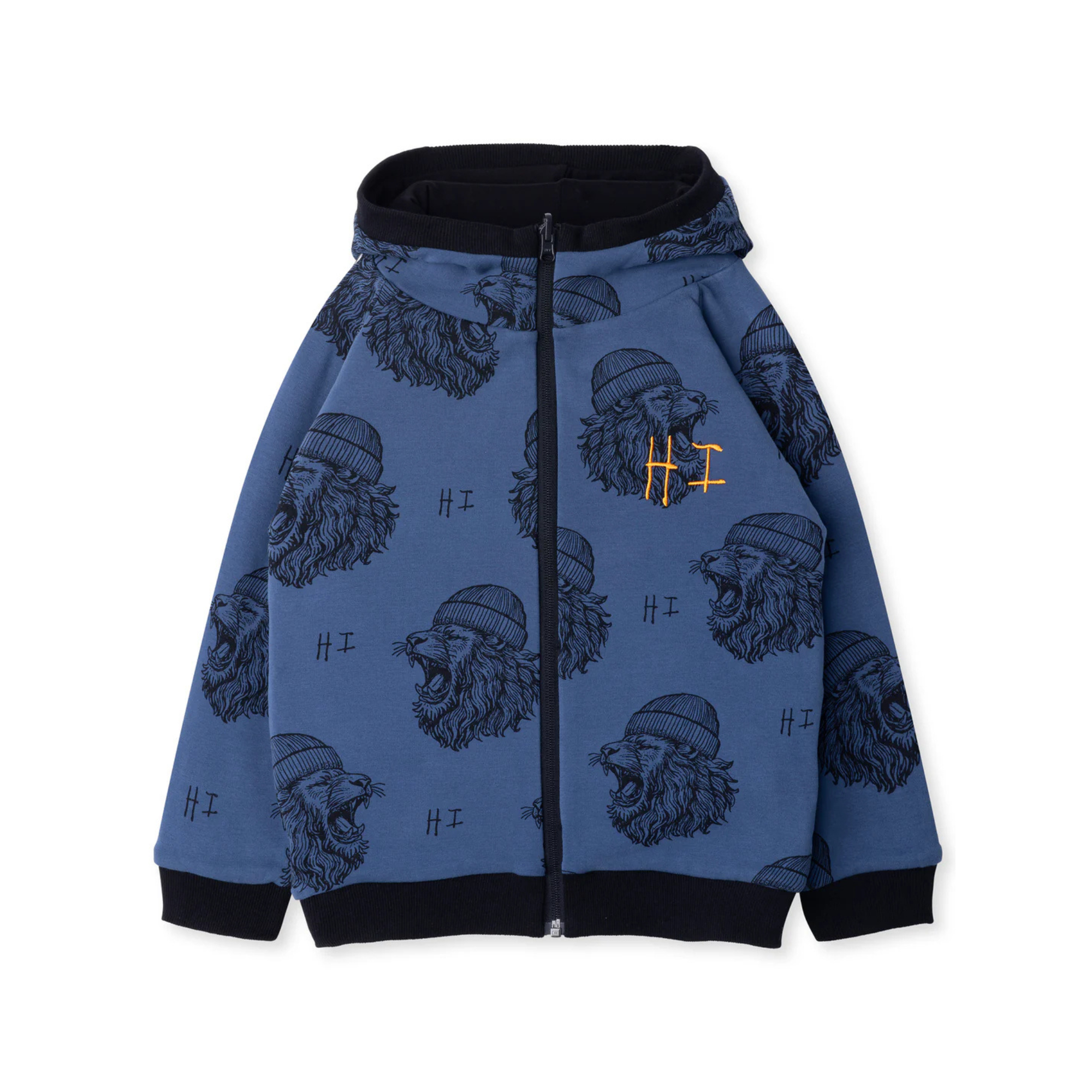 Minti Roar Furry Reversible Zip Up