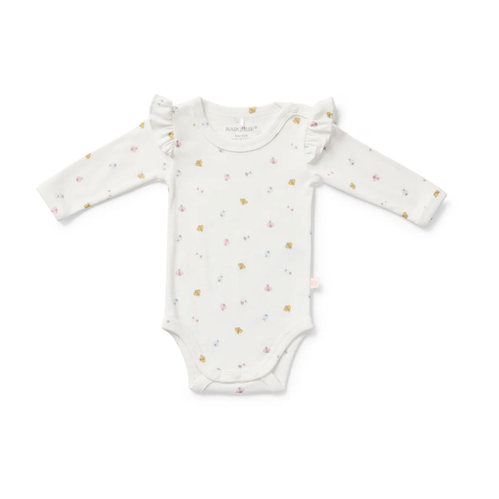 Marquise Ladybug Frill Bodysuit