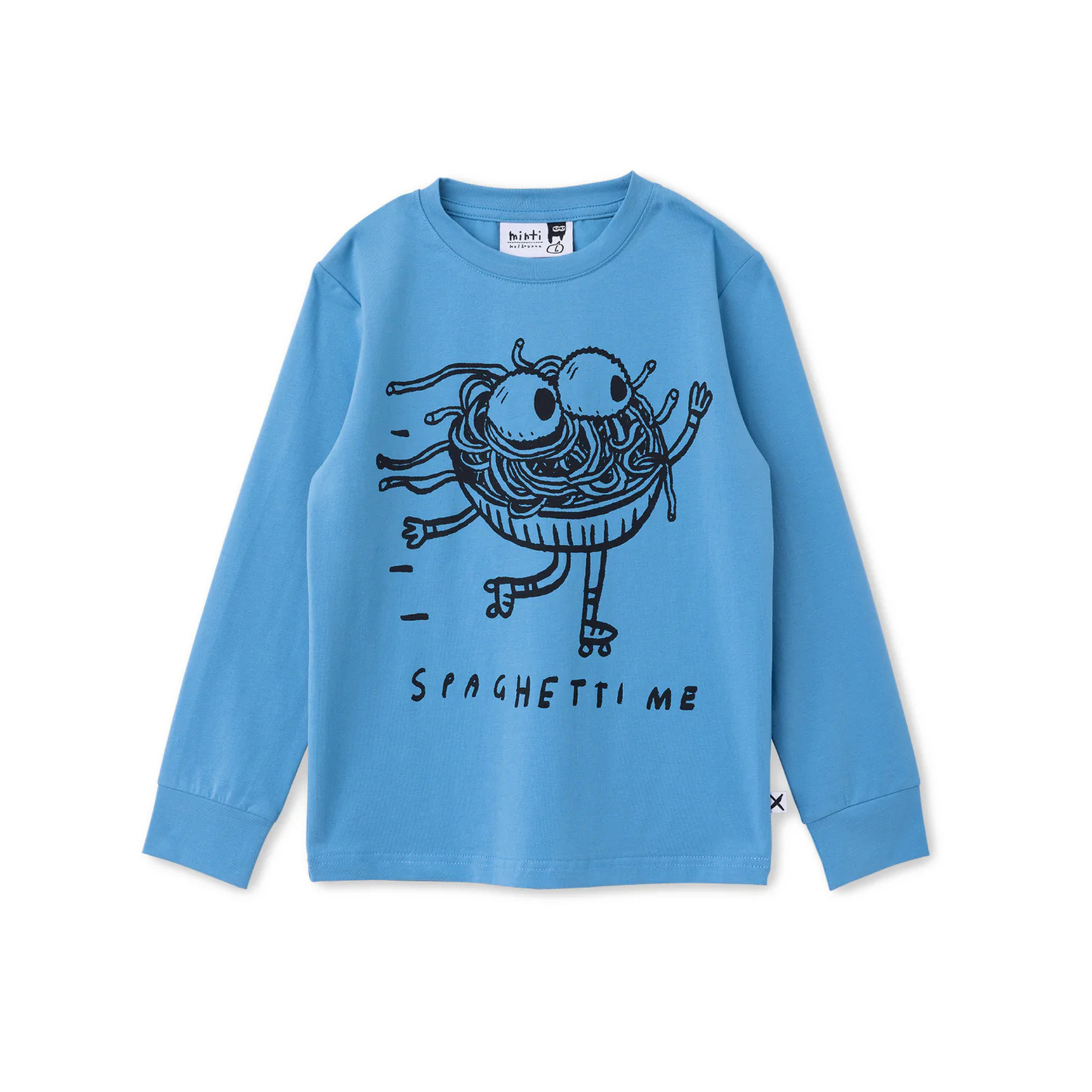 Minti Spaghetti Me Tee - Steel