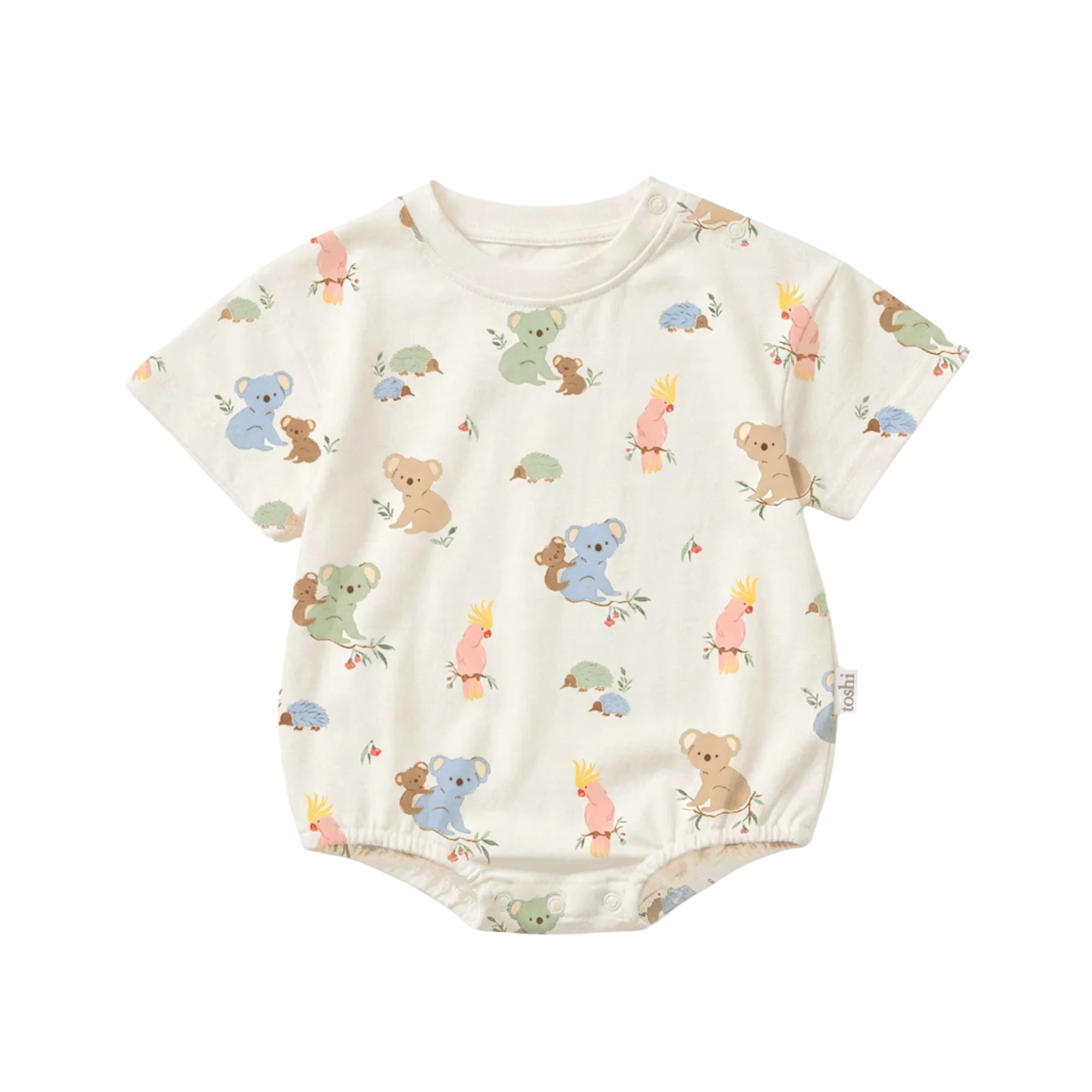 Onesie S/S Bubble Arcadia Gumnut Babies Cloud