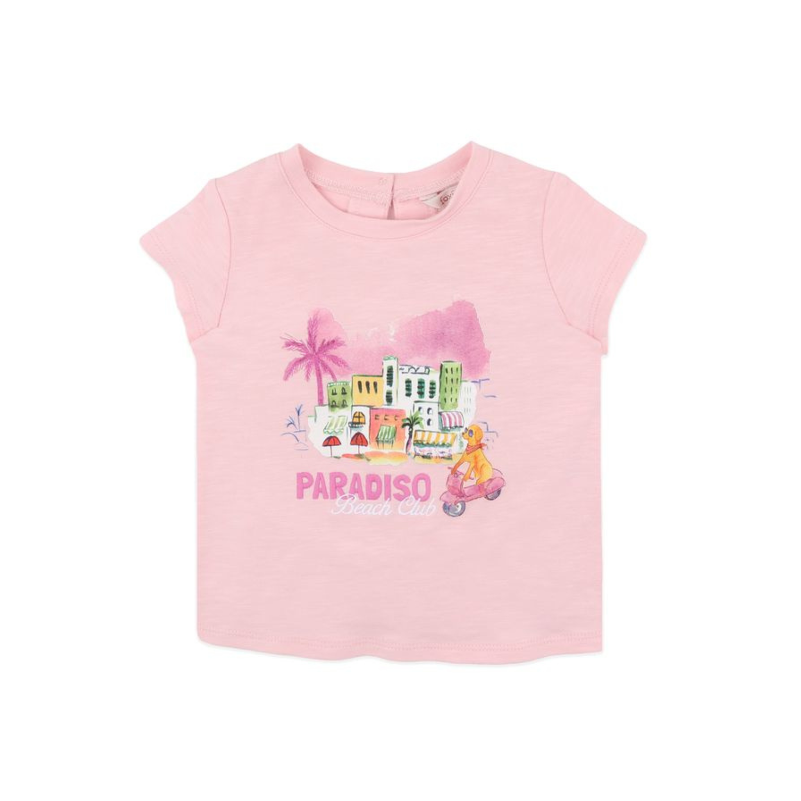Pink Paradiso Beach Club Organic Tee