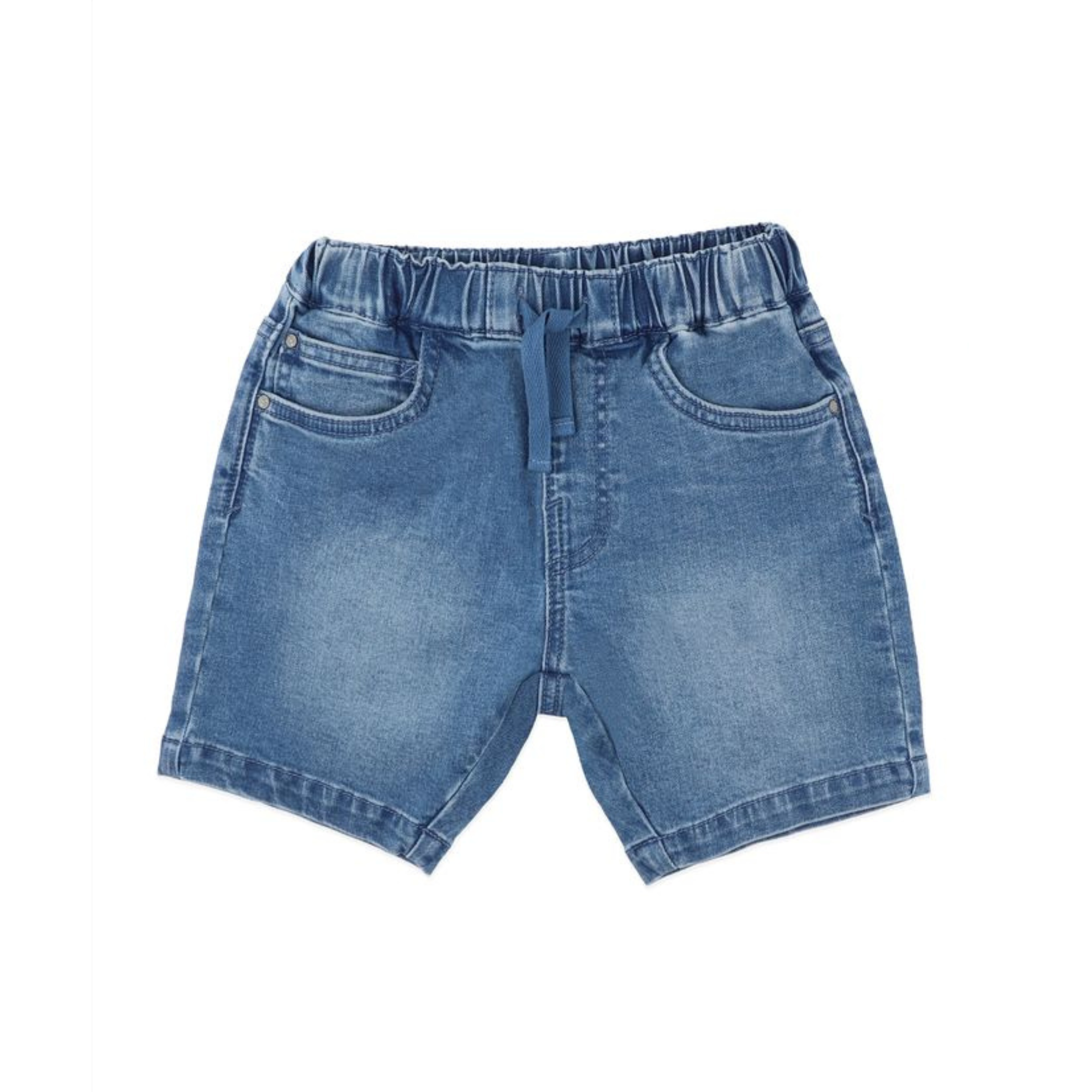 Pull On Denim Shorts Indigo - 1-5Y