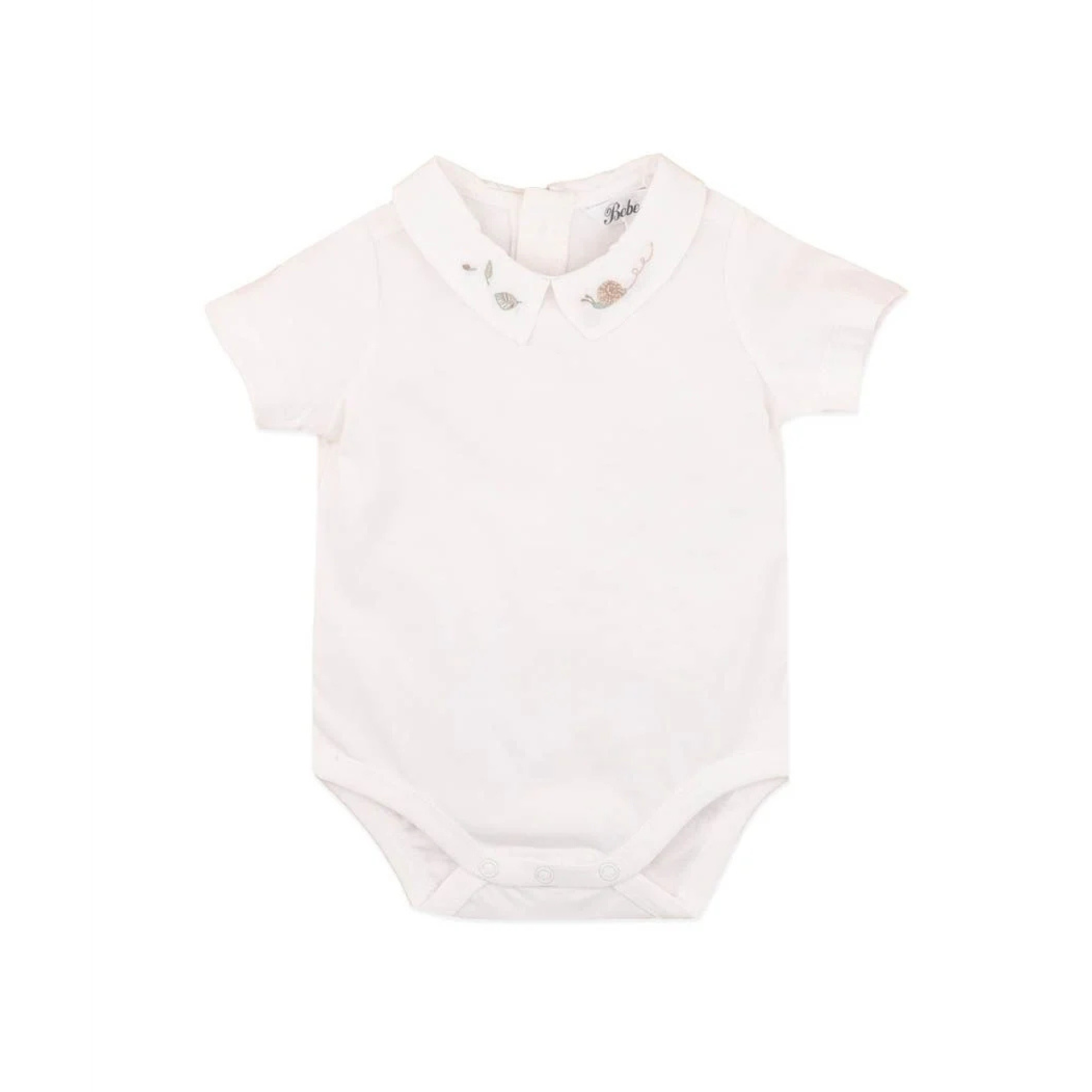 Cloud Evan Embroidered Collared Bodysuit