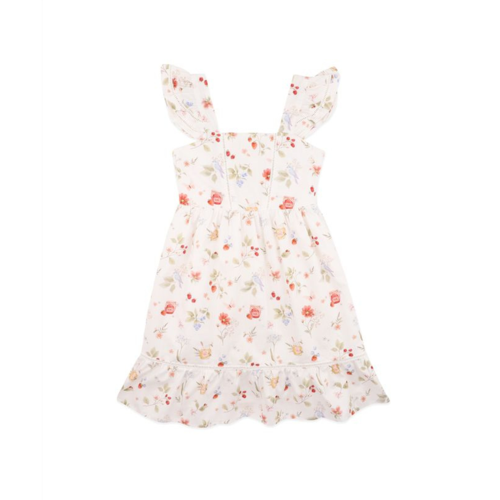 POPPY PRINT POPPY DRESS - 1-7Y