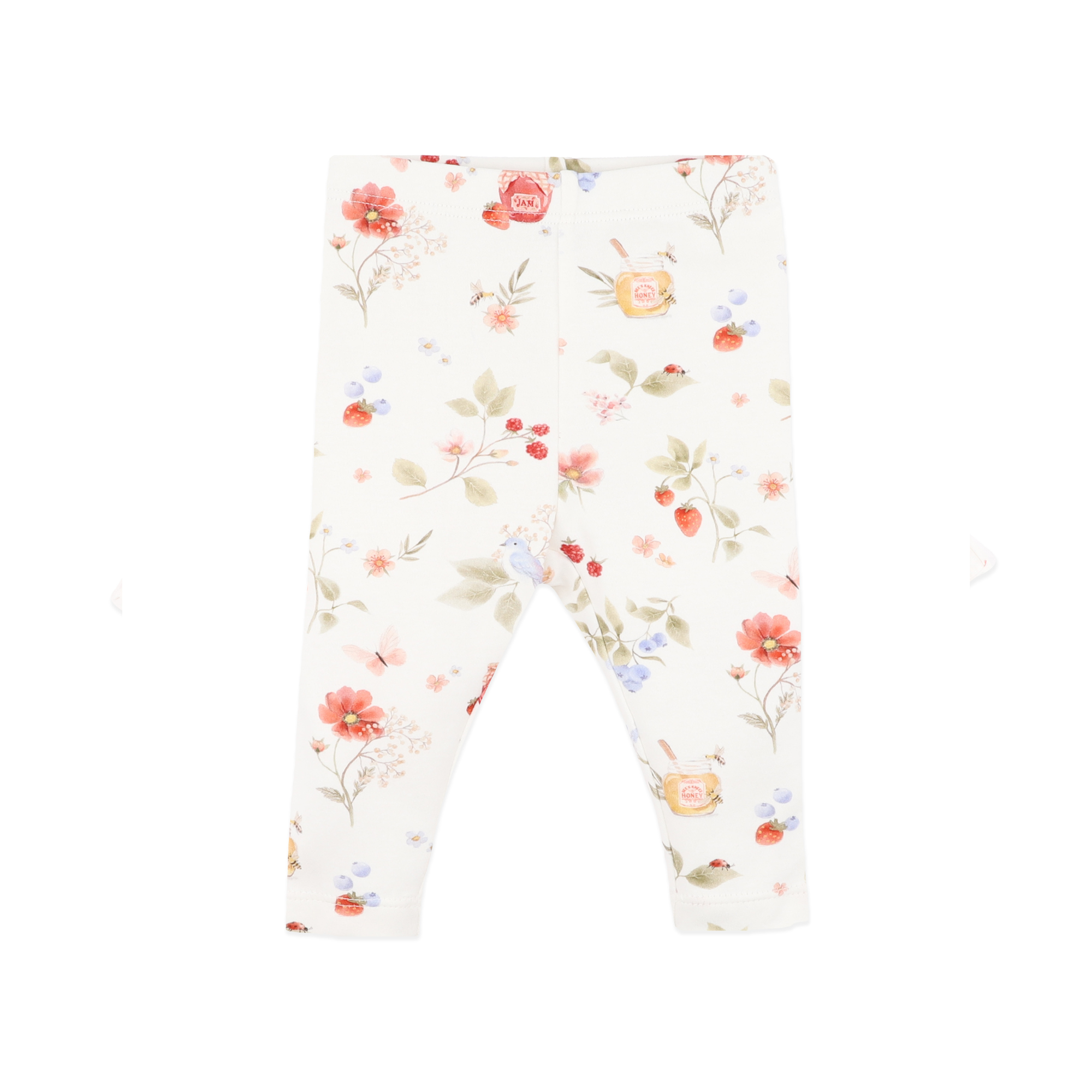 Poppy Print Organic Leggings