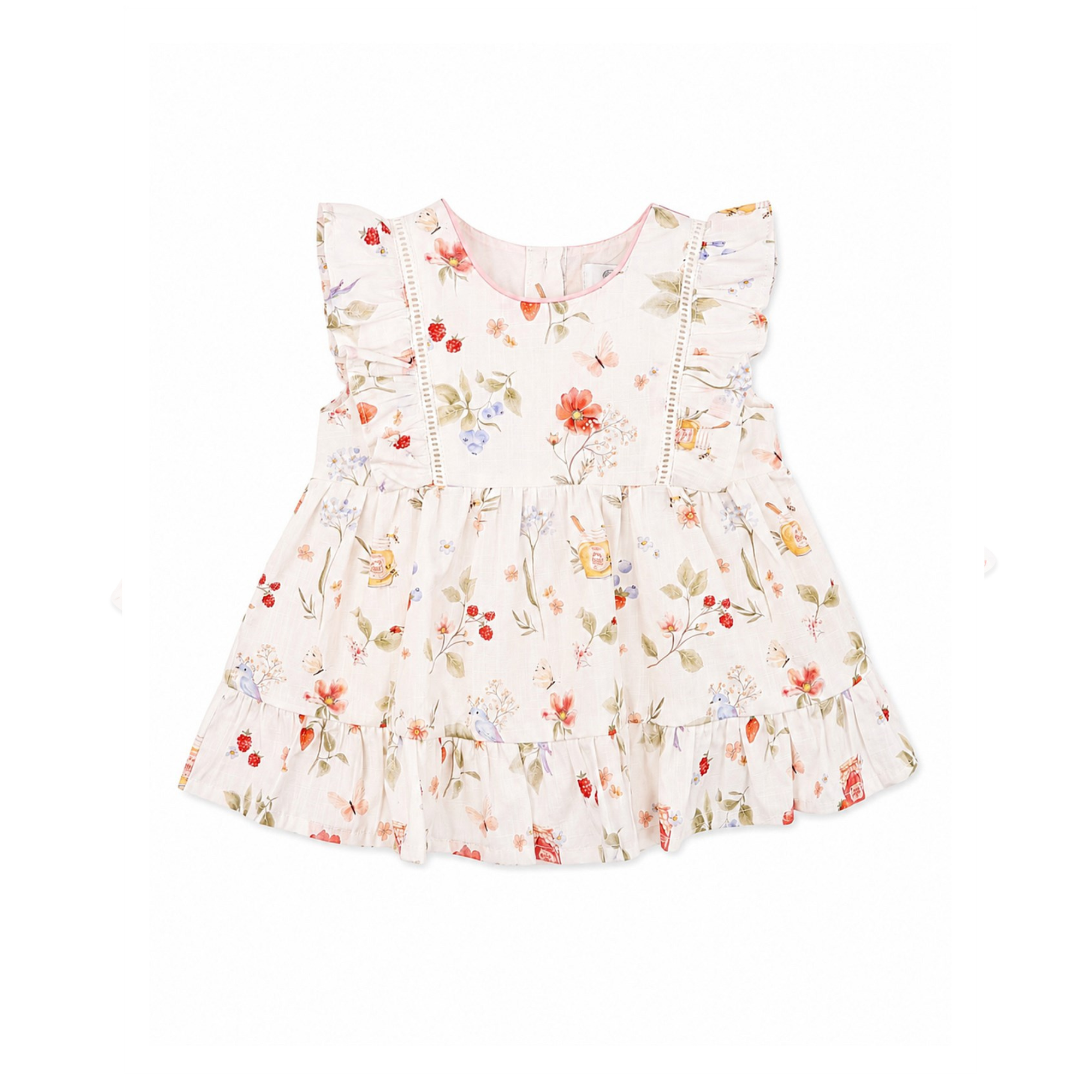 Poppy Print Overlay Dress