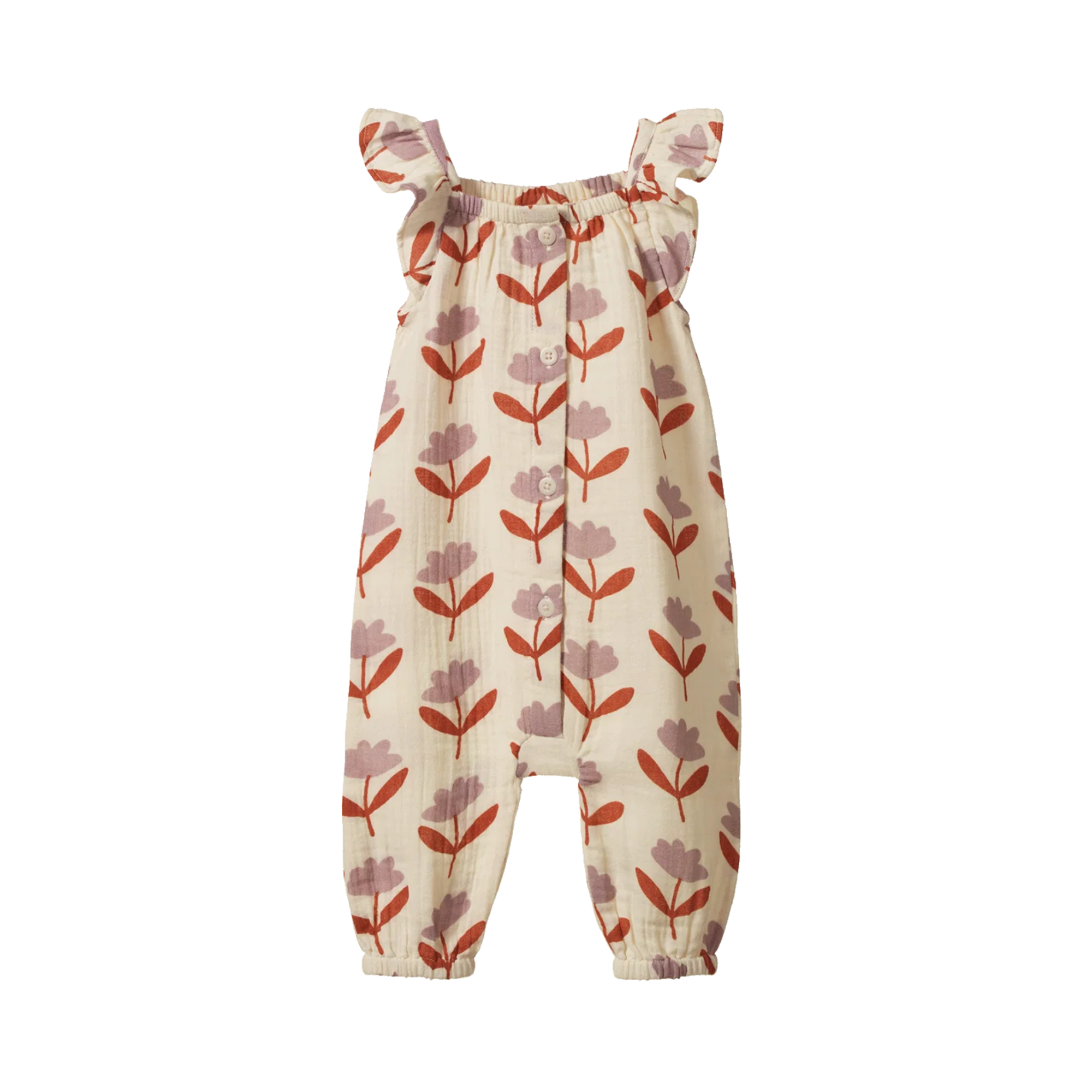 Nature Baby Tilda Suit Muslin - Fleurette Print