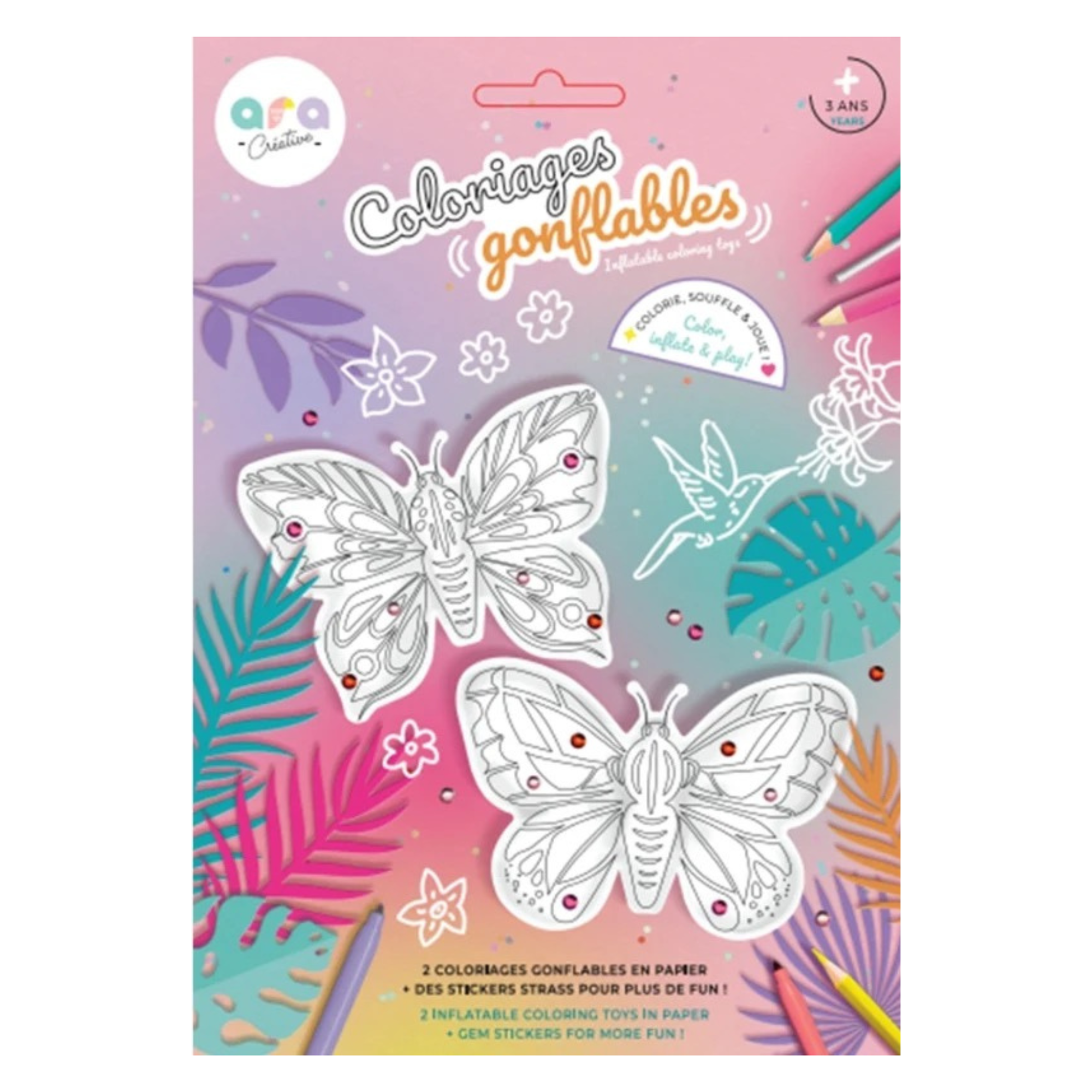 Inflatable Colouring Toy - Butterfly