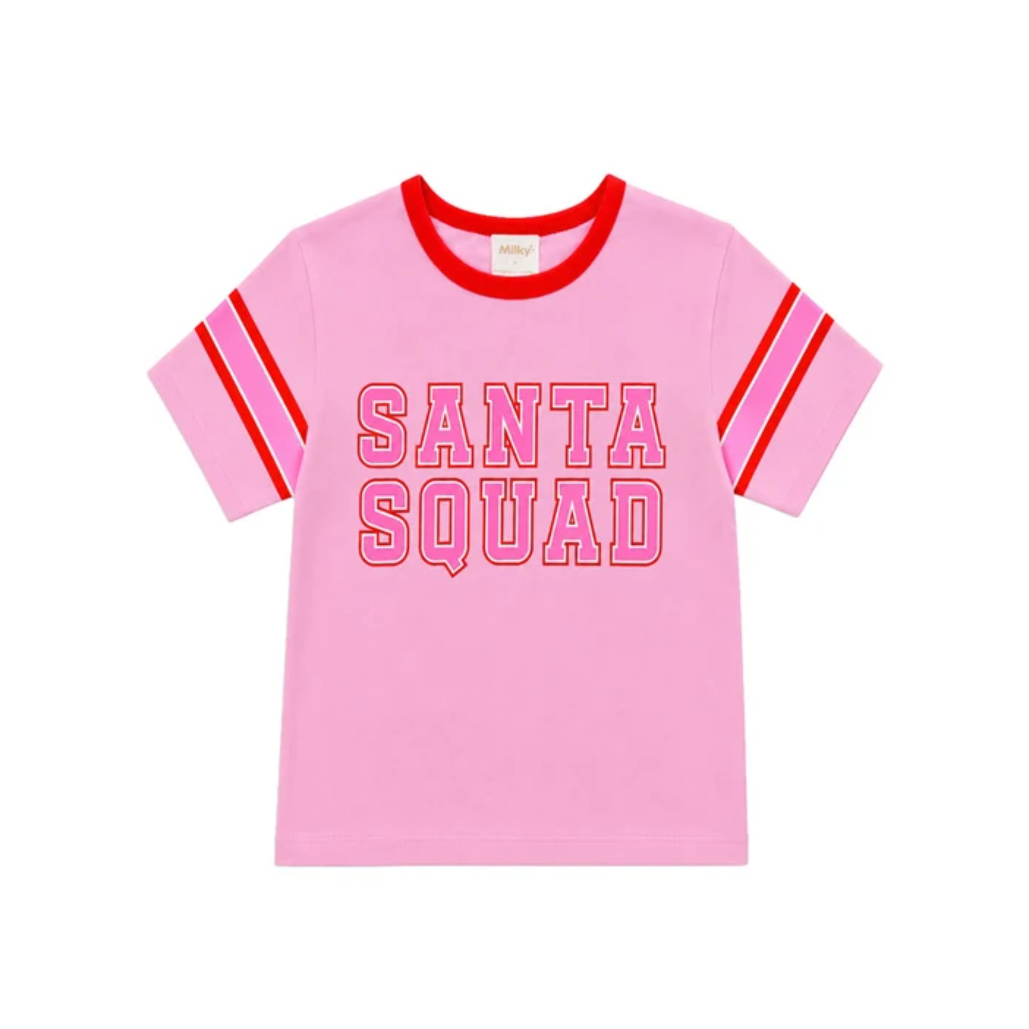 Santa Squad Tee - Pink