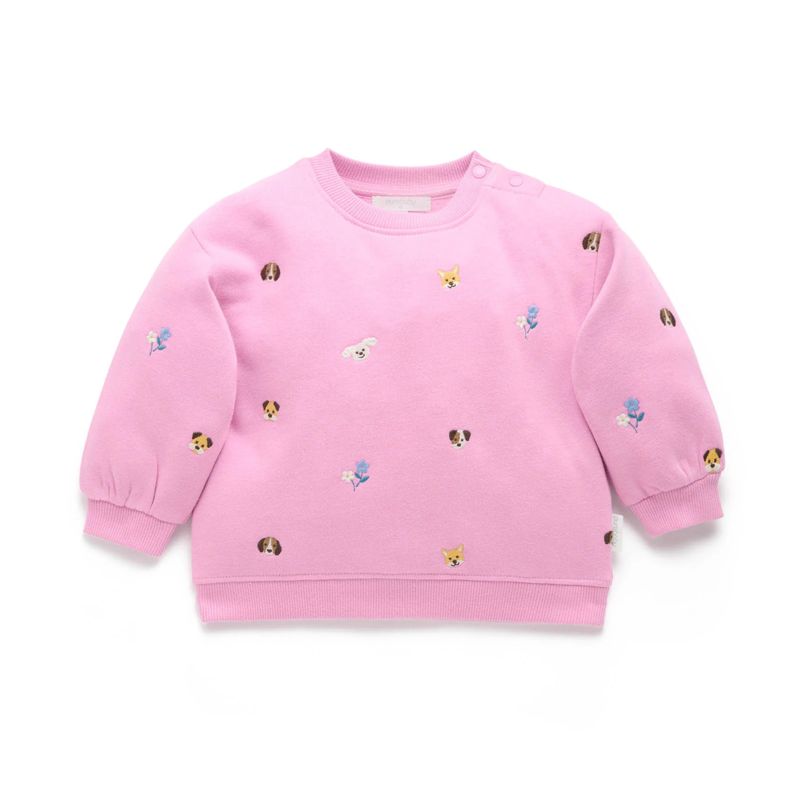 Puppy Embroidered Windcheater