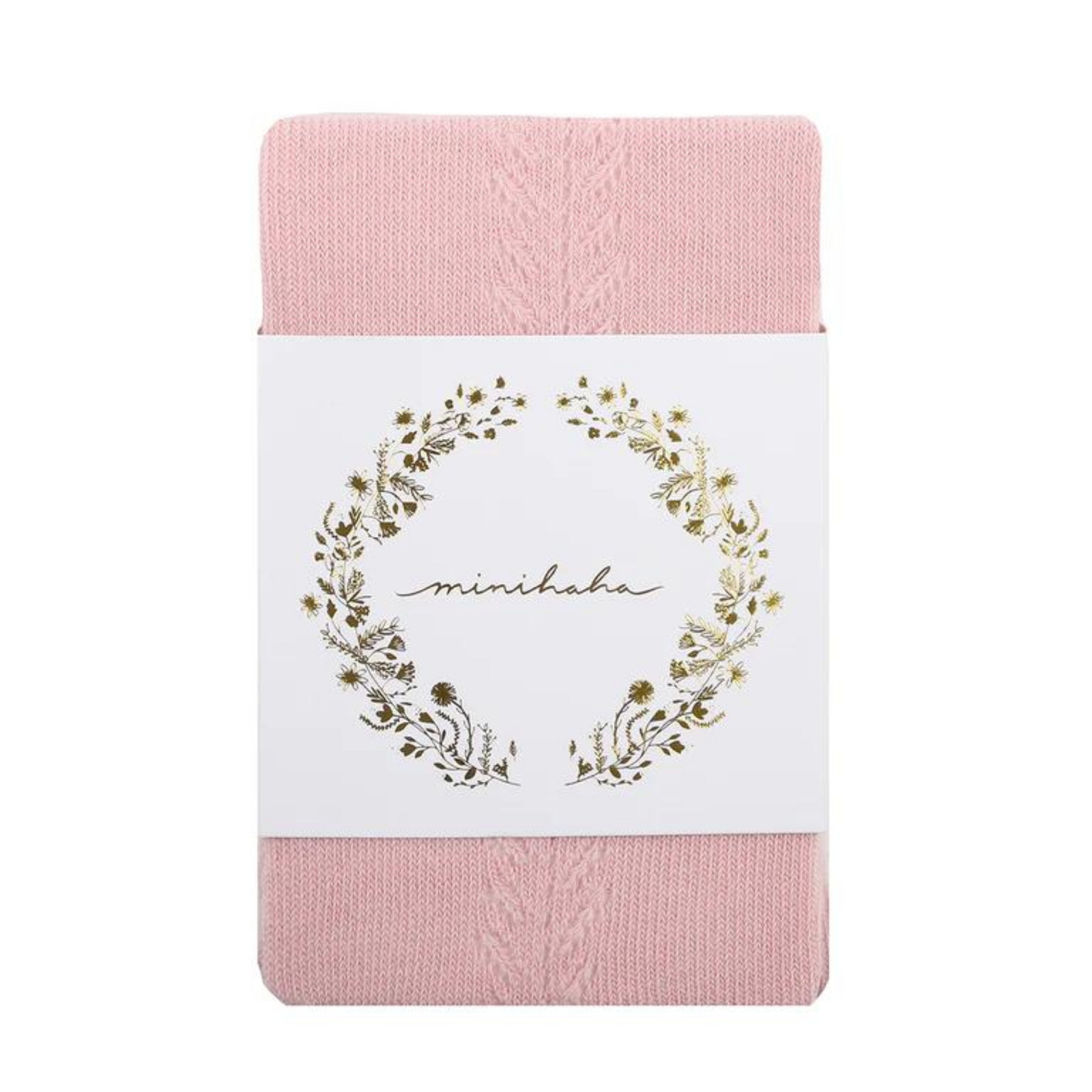 Bebe Dusky Pink Open Work Tights - Dusky Pink