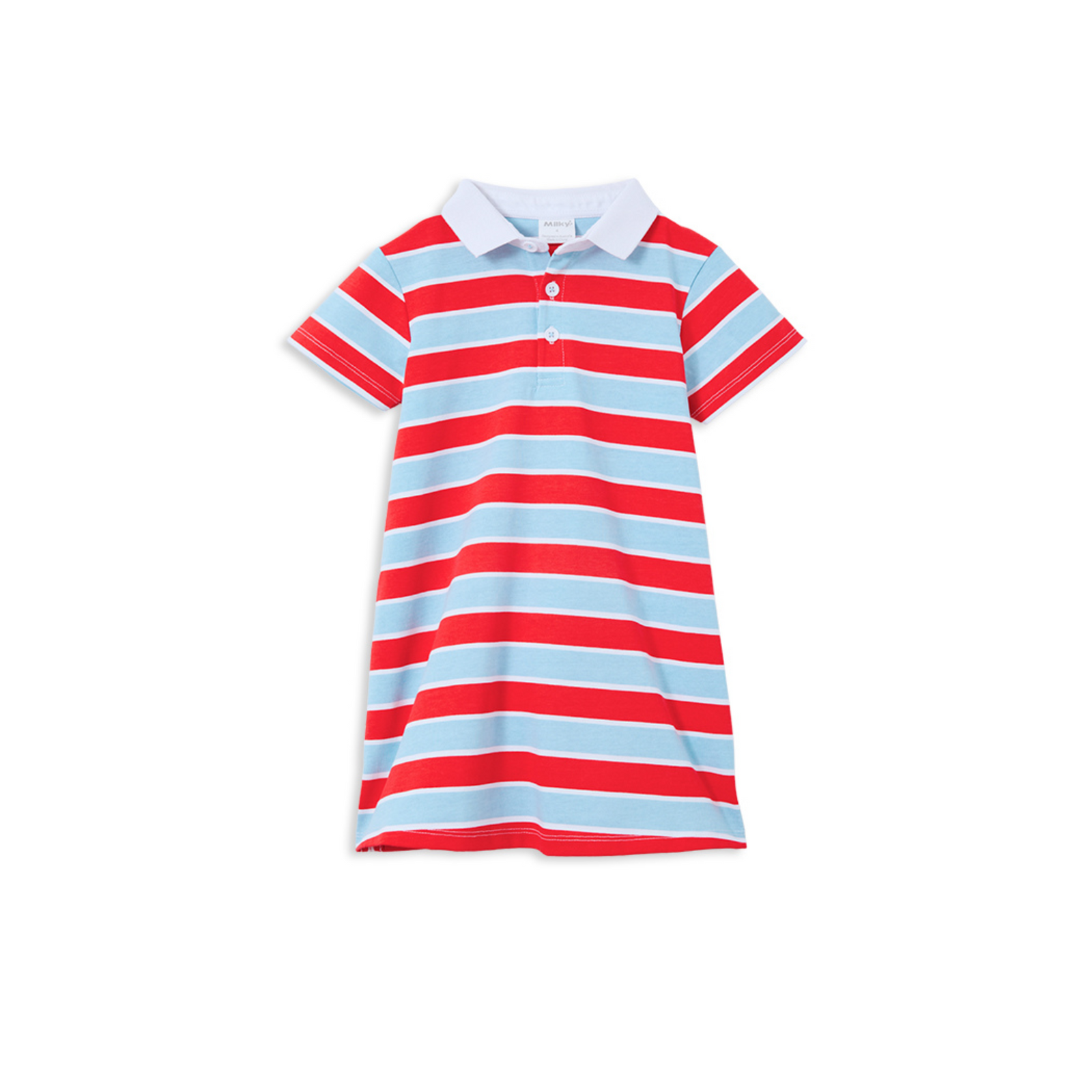 Milky Stripe Rugby Dress - Stripe