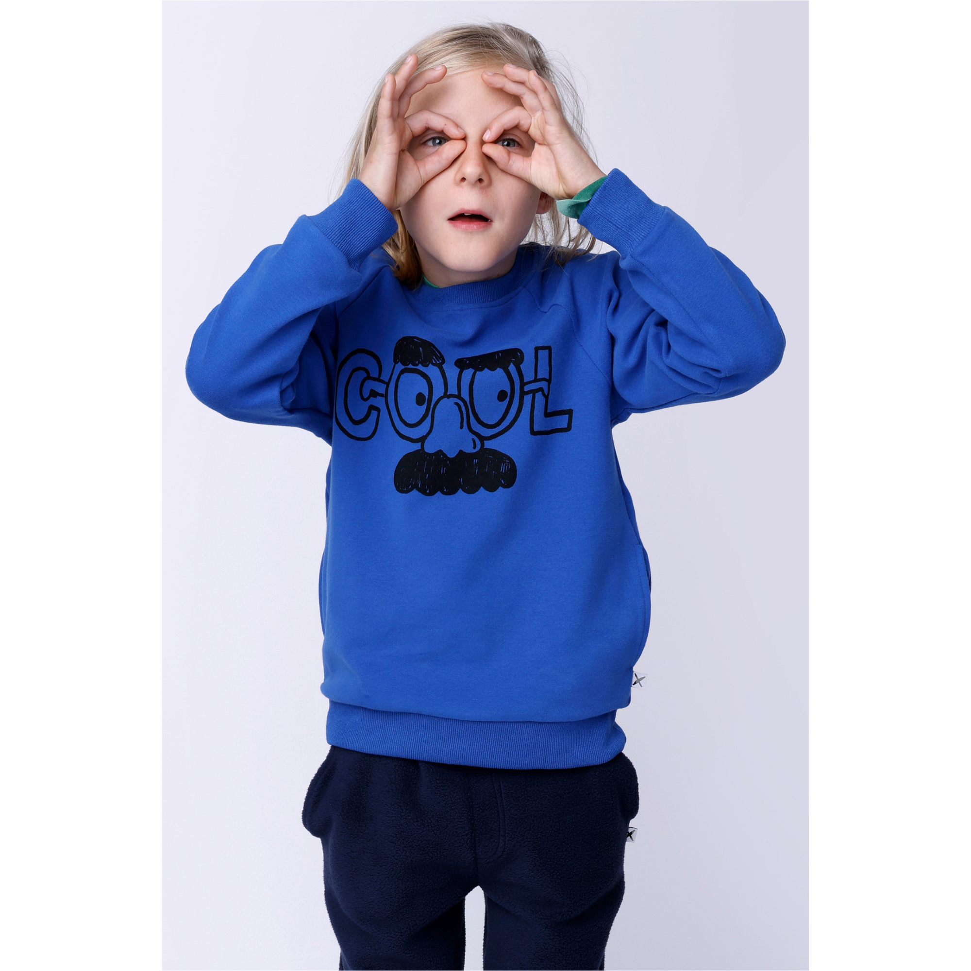 Minti Cool Disguise Crew - Bright Blue