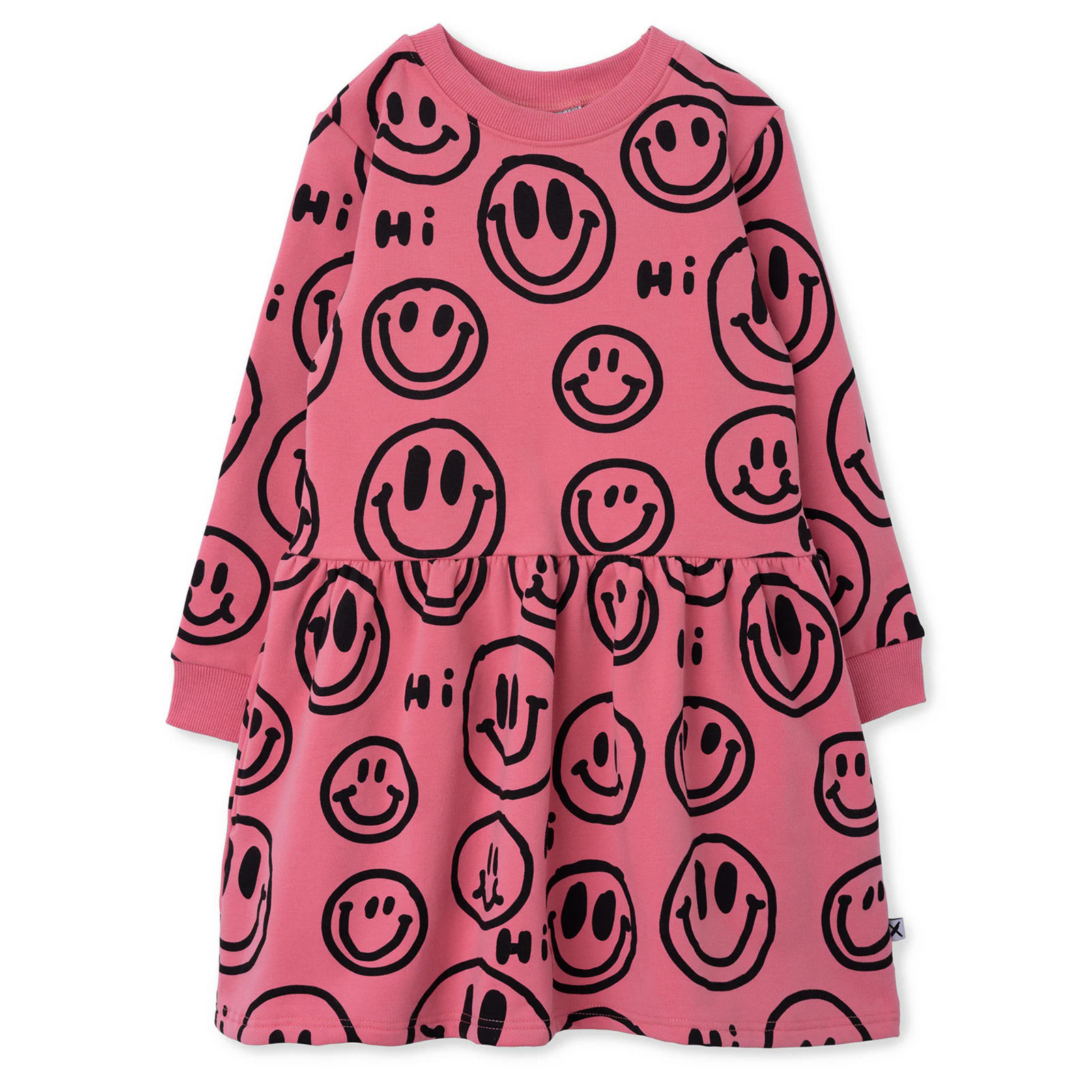 Minti Happy Furry Dress - Pink