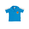 Goldie + Ace Koala Hug Terry Towelling Polo Shirt - Ocean