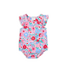 Milky Summer Blooms Playsuit - Pink Lady