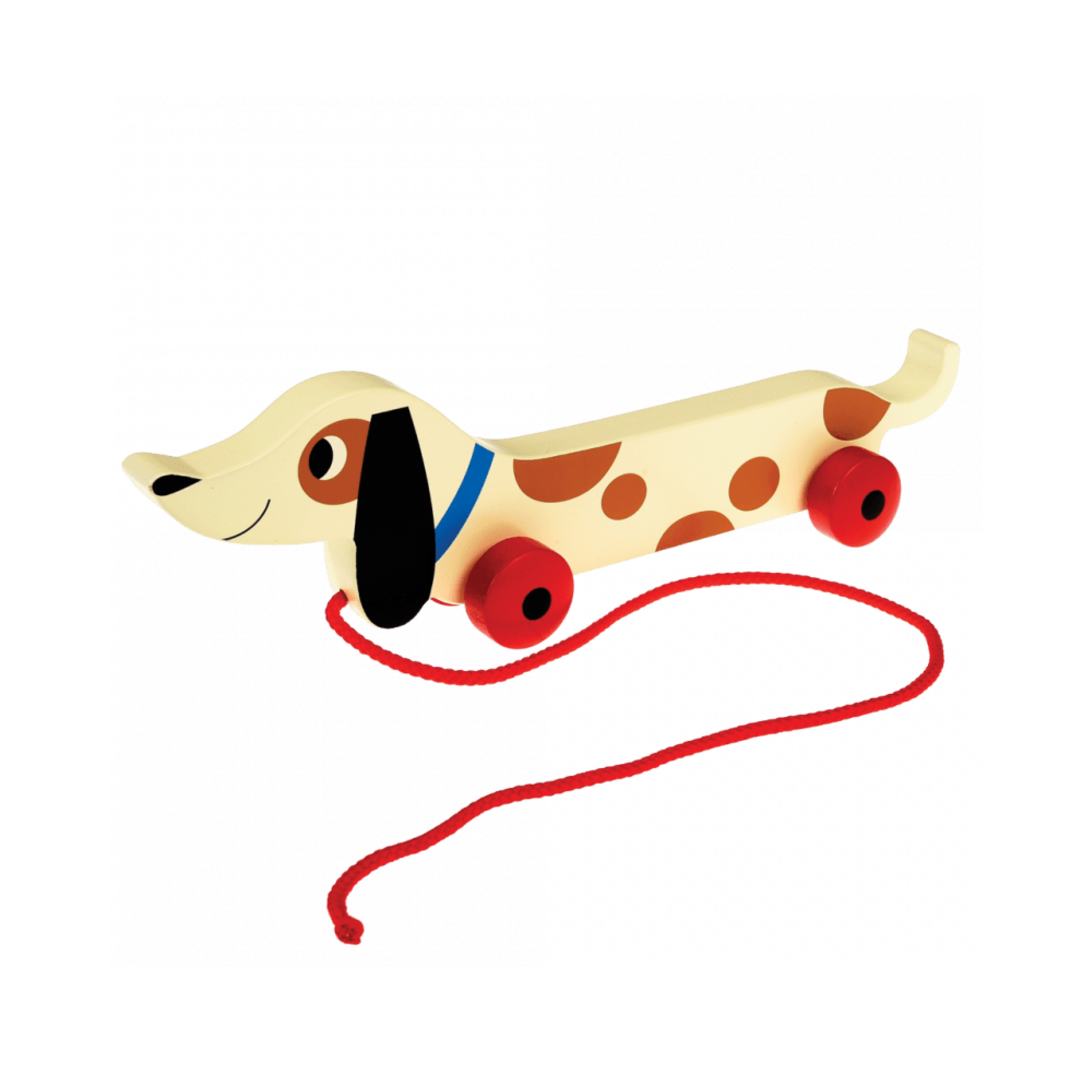 Wooden pull toy - Charlie the Sausage Dog