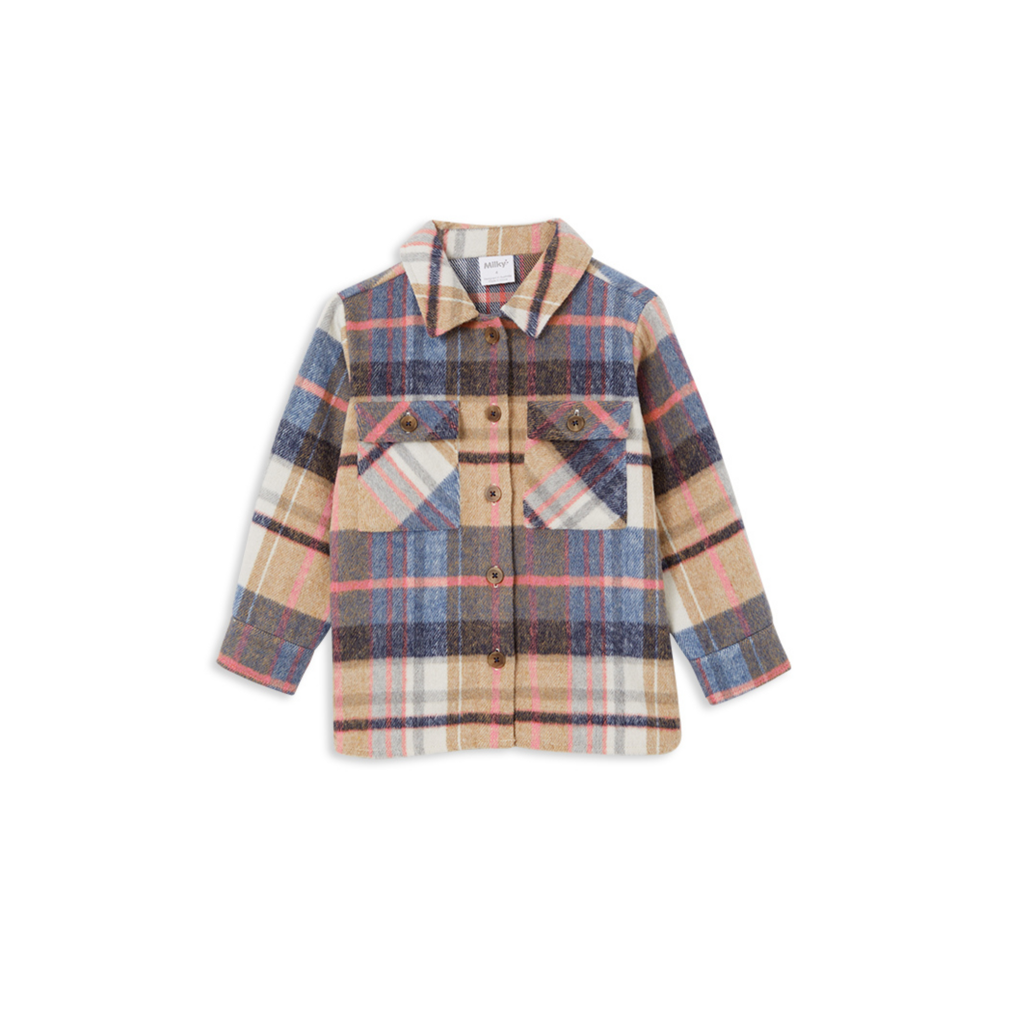 Milky Milly Check Overshirt