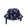 Purebaby Reversible  Bucket Hat - Yacht Print