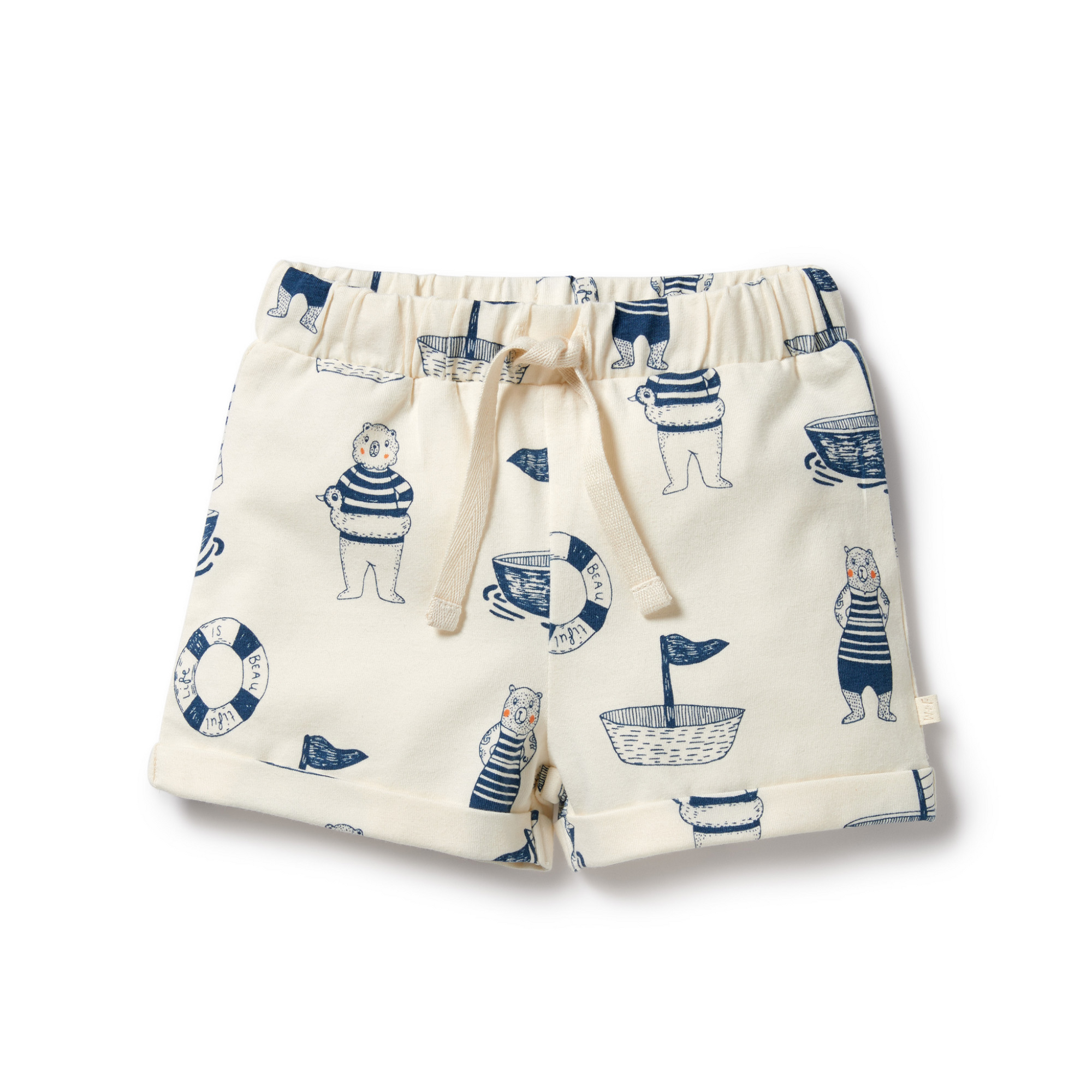 Wilson and Frenchy Nautical Bear Organic Short