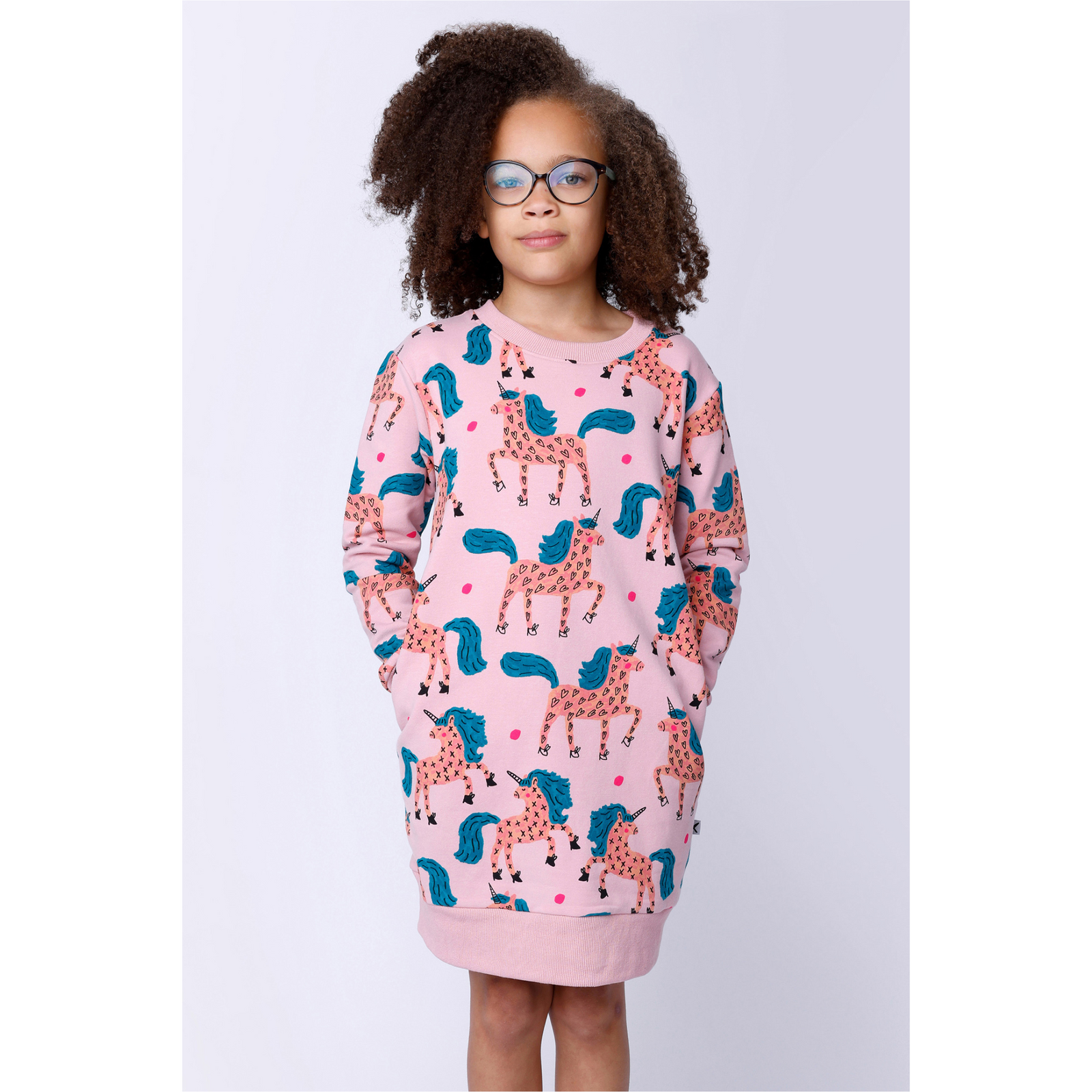 Minti Dancing Unicorns Furry Dress - Ballet