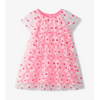 Hatley Neon Pink Daisy Tulle Dress - Neon Pink