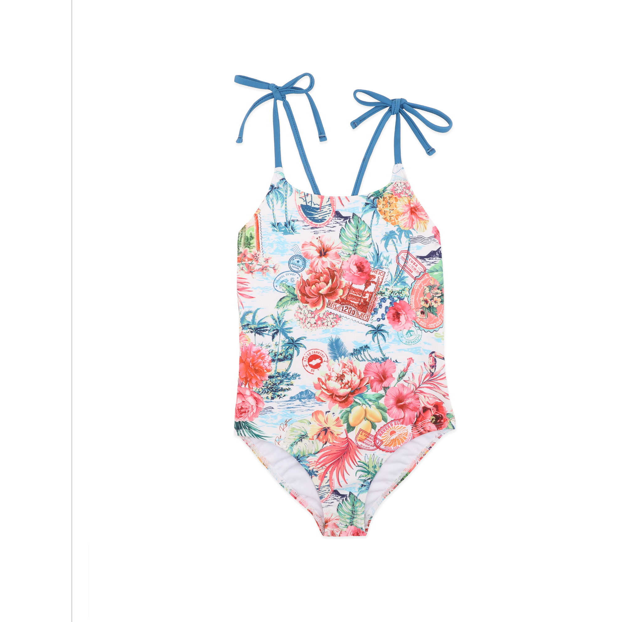 Selena Cross Back Swimsuit 3-10Y
