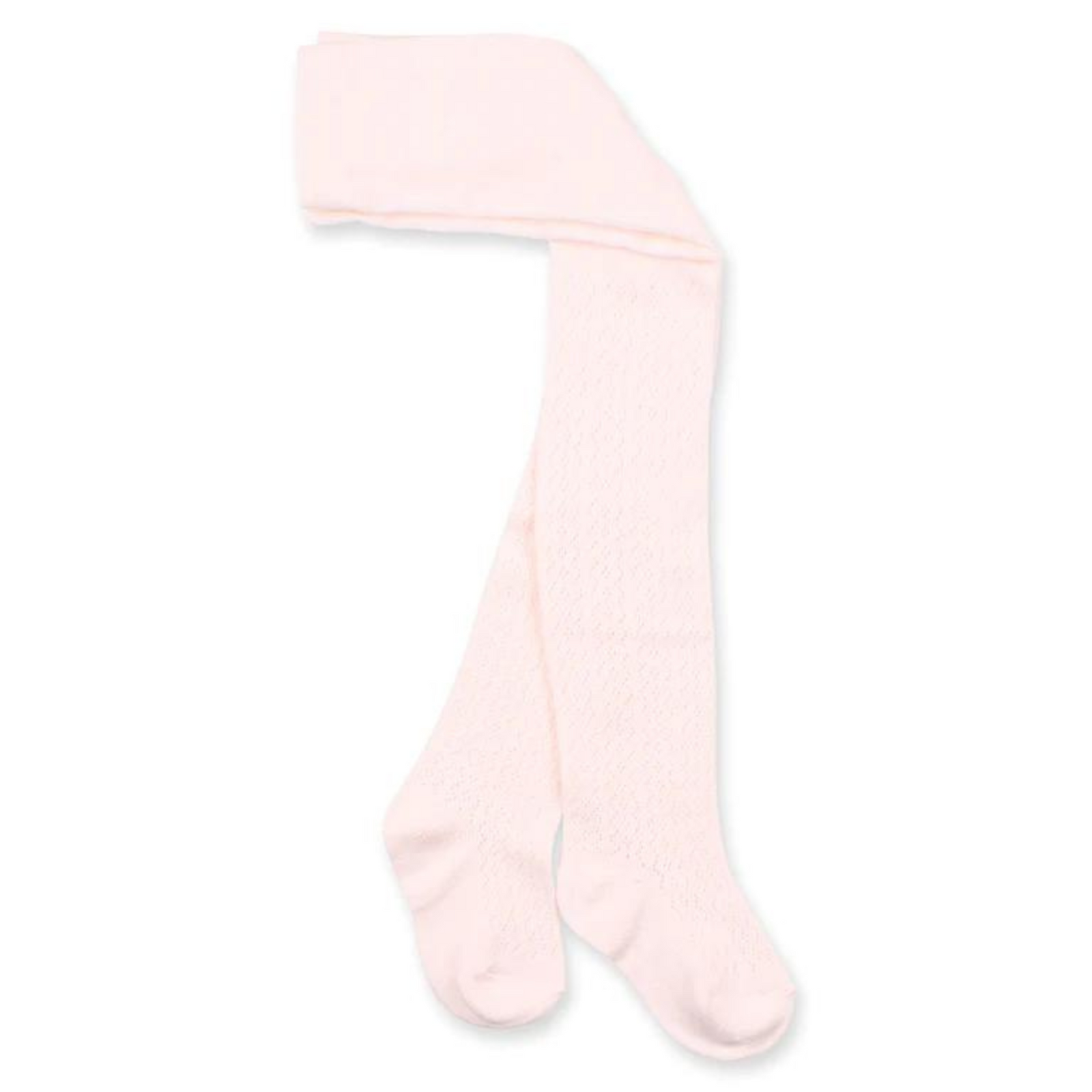 Bebe Pale Pink Pointelle Tights - Pale Pink