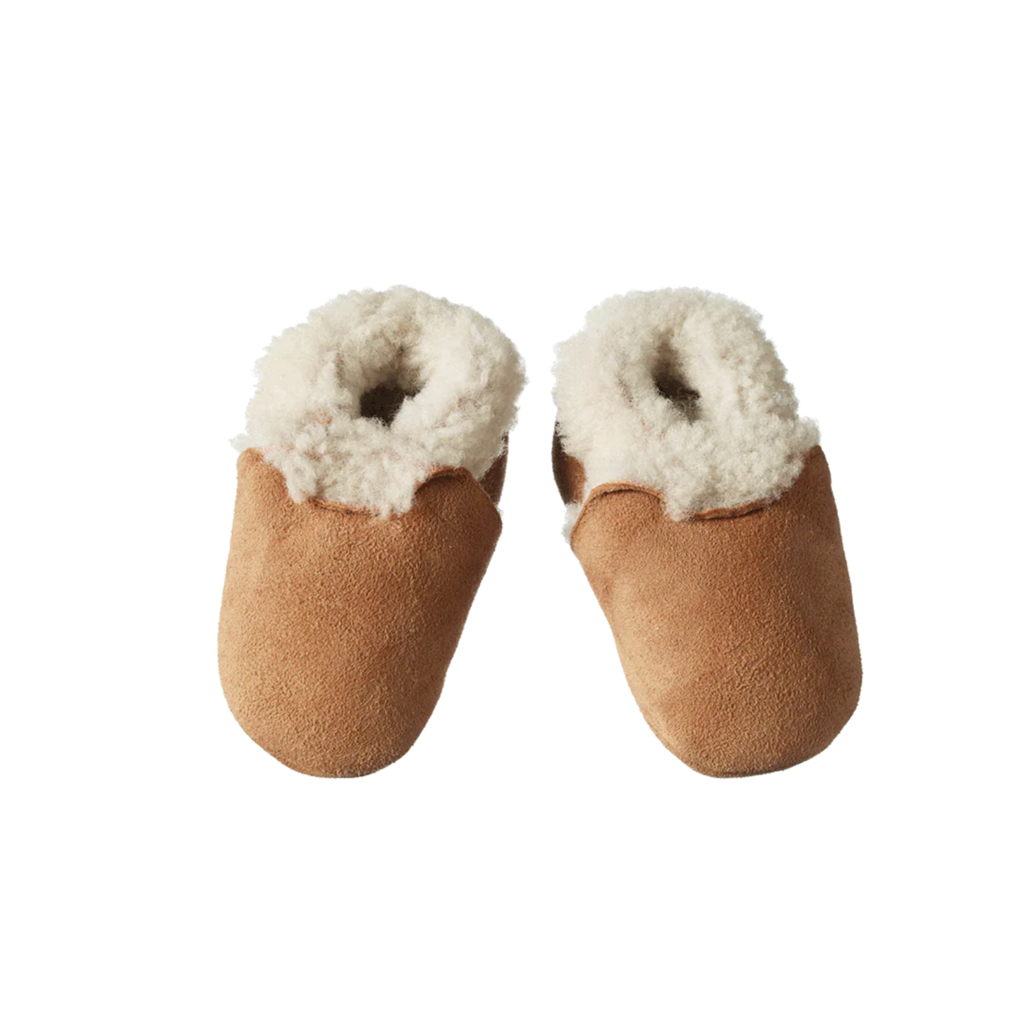 Nature Baby Lambskin Booties - Cinnamon