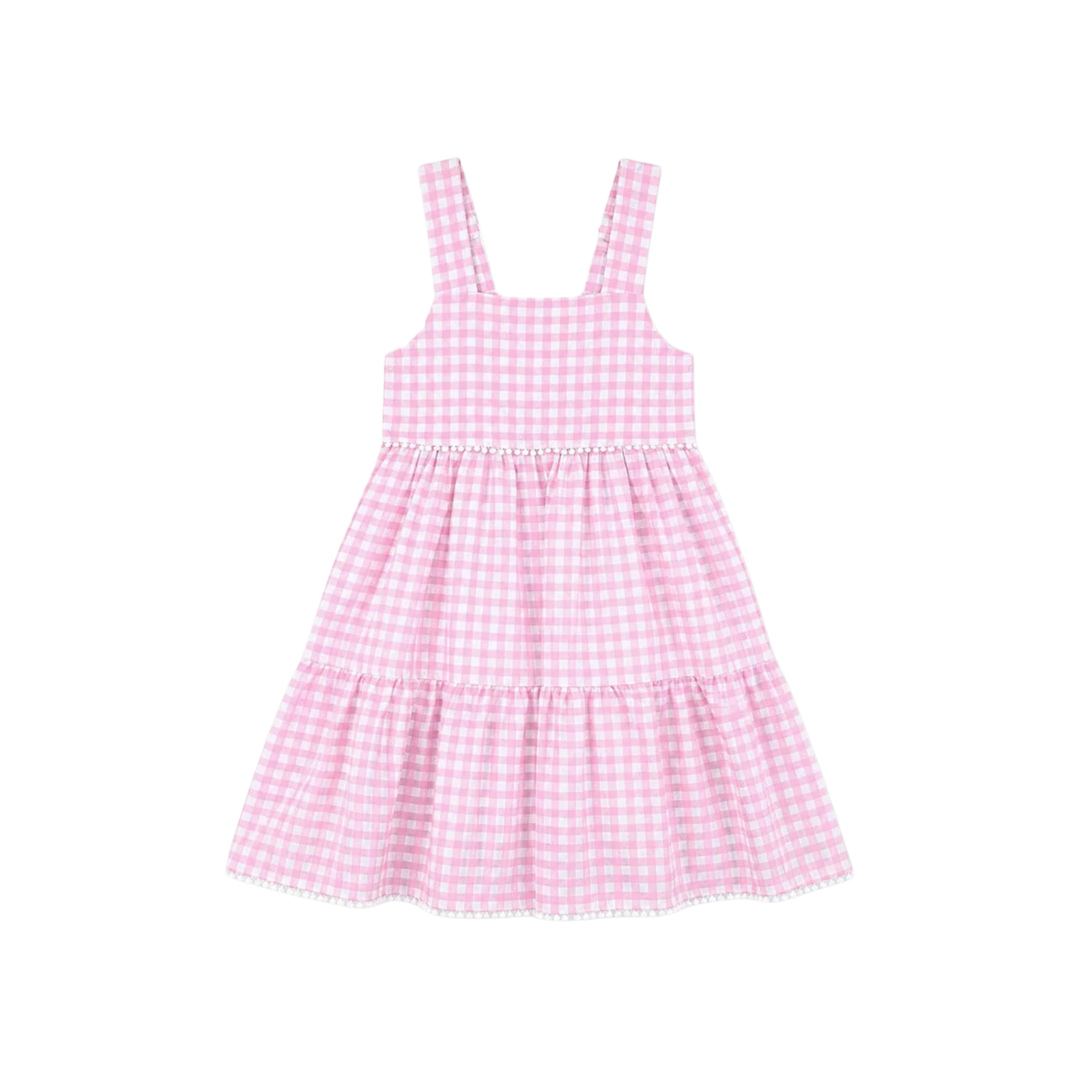 Pink Gingham Sundress 1-10Y