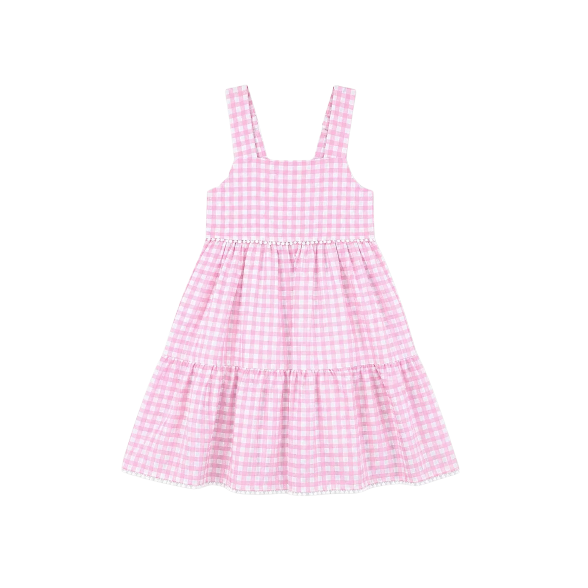 Pink Gingham Sundress 1-10Y