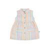 Goldie + Ace Rudy Linen Dress - Pastel Stripe