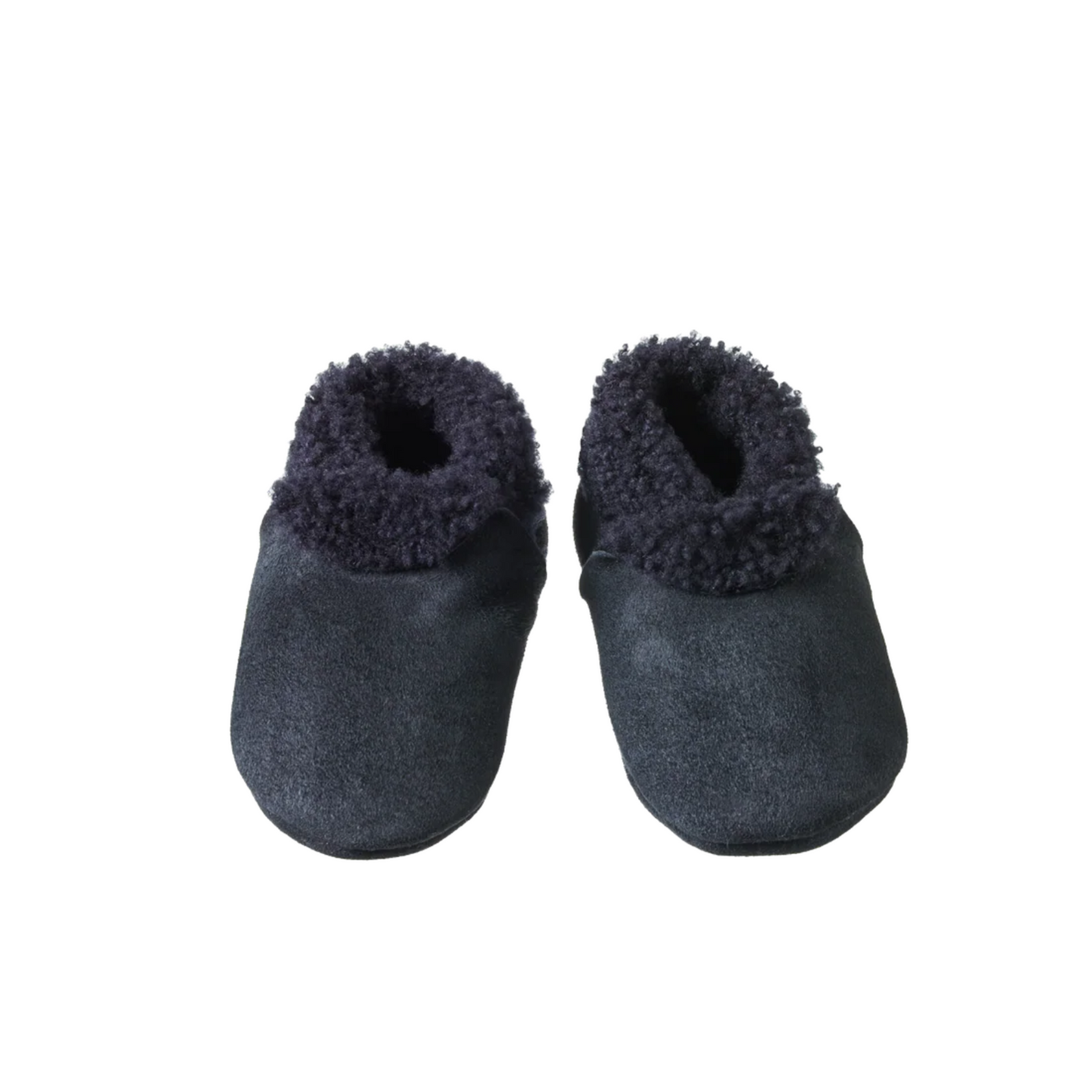 Nature Baby Lambskin Booties - Navy
