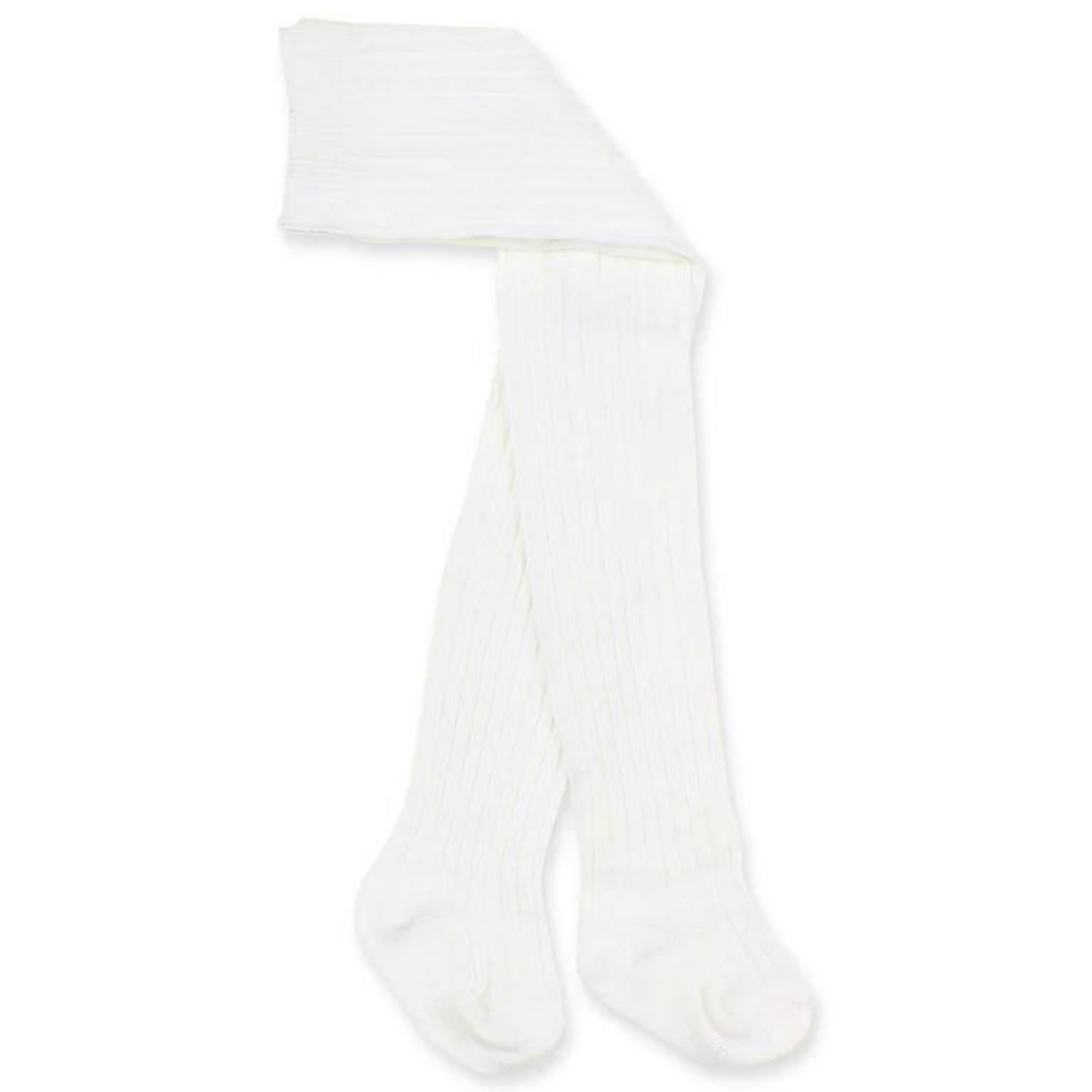 Bebe Cloud Plain Rib Tights - Cloud