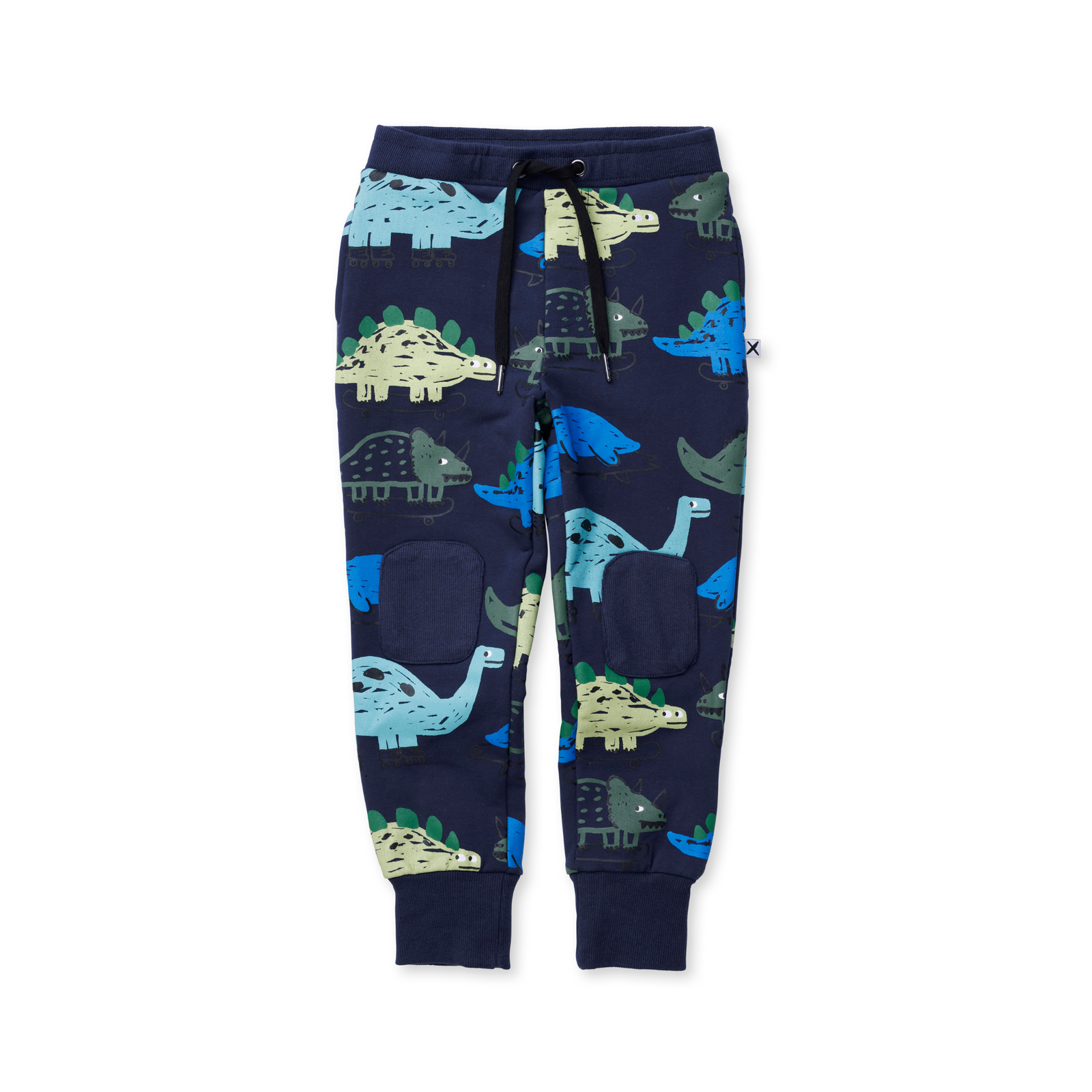 Minti Dino Rollers Furry Trackies - Dark Blue