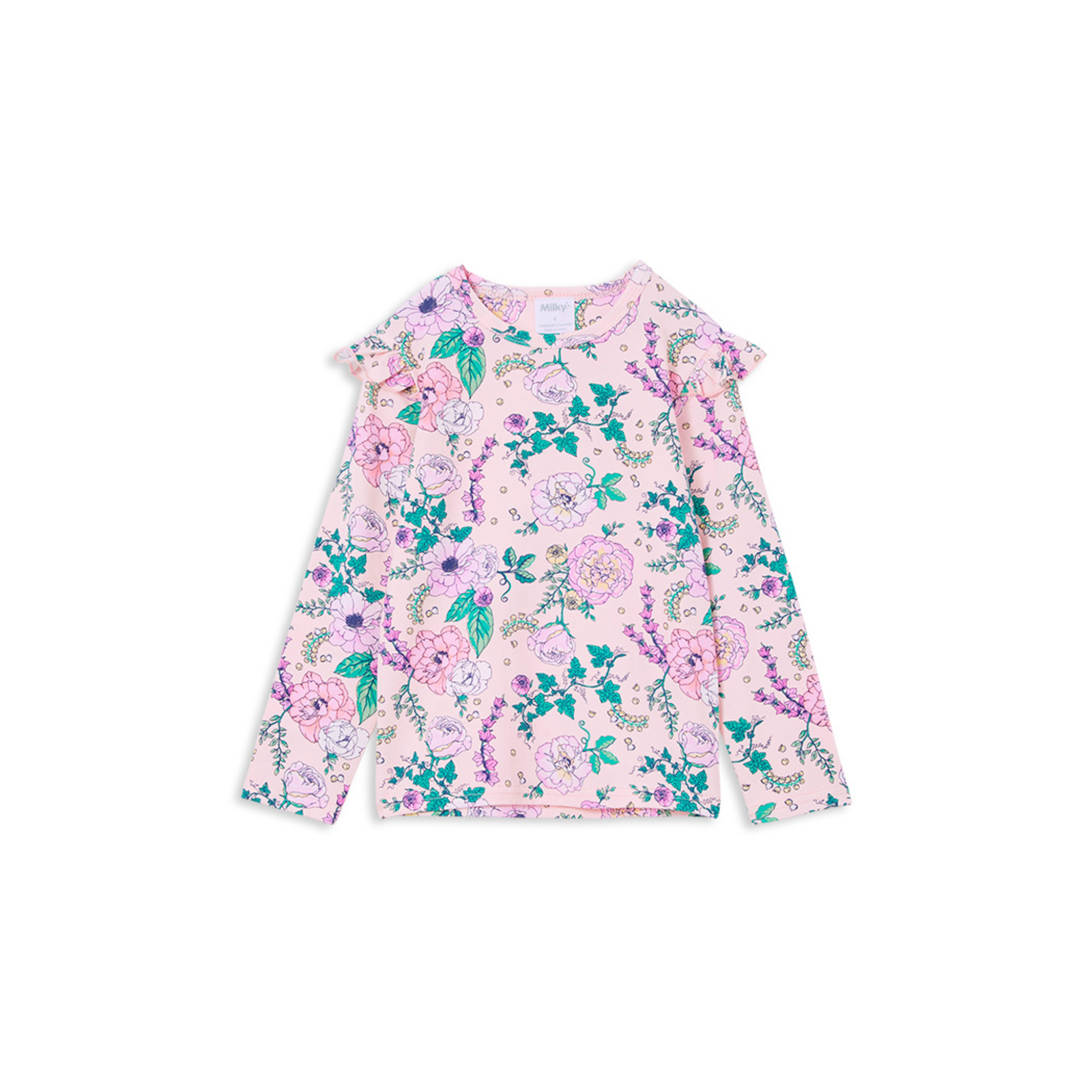 Milky Whimsical Frill Tee