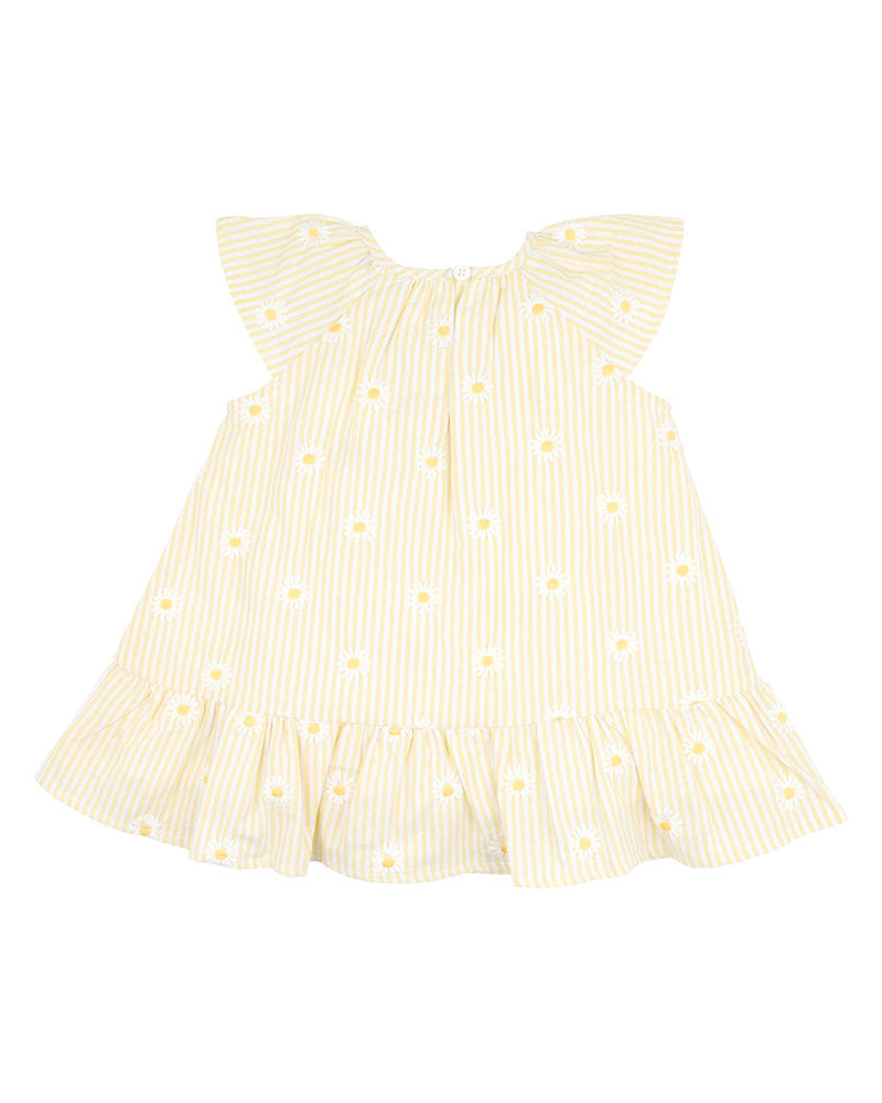 Bebe Tillie Stripe Dress - Lemon Stripe