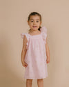 Bebe Florence Embroidered Dress - Mid Pink