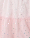 Bebe Festive Gradient Spot Dress - Pink Spot