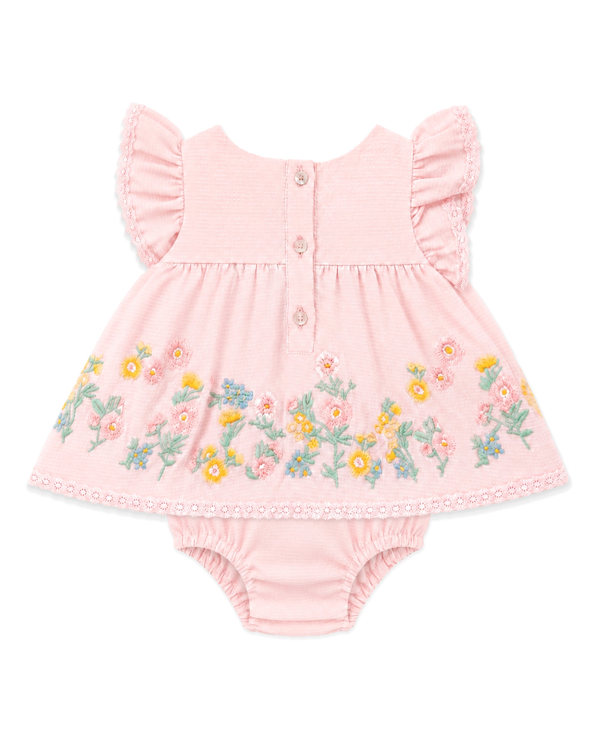 Pia Embroidered. Overlay Bodysuit
