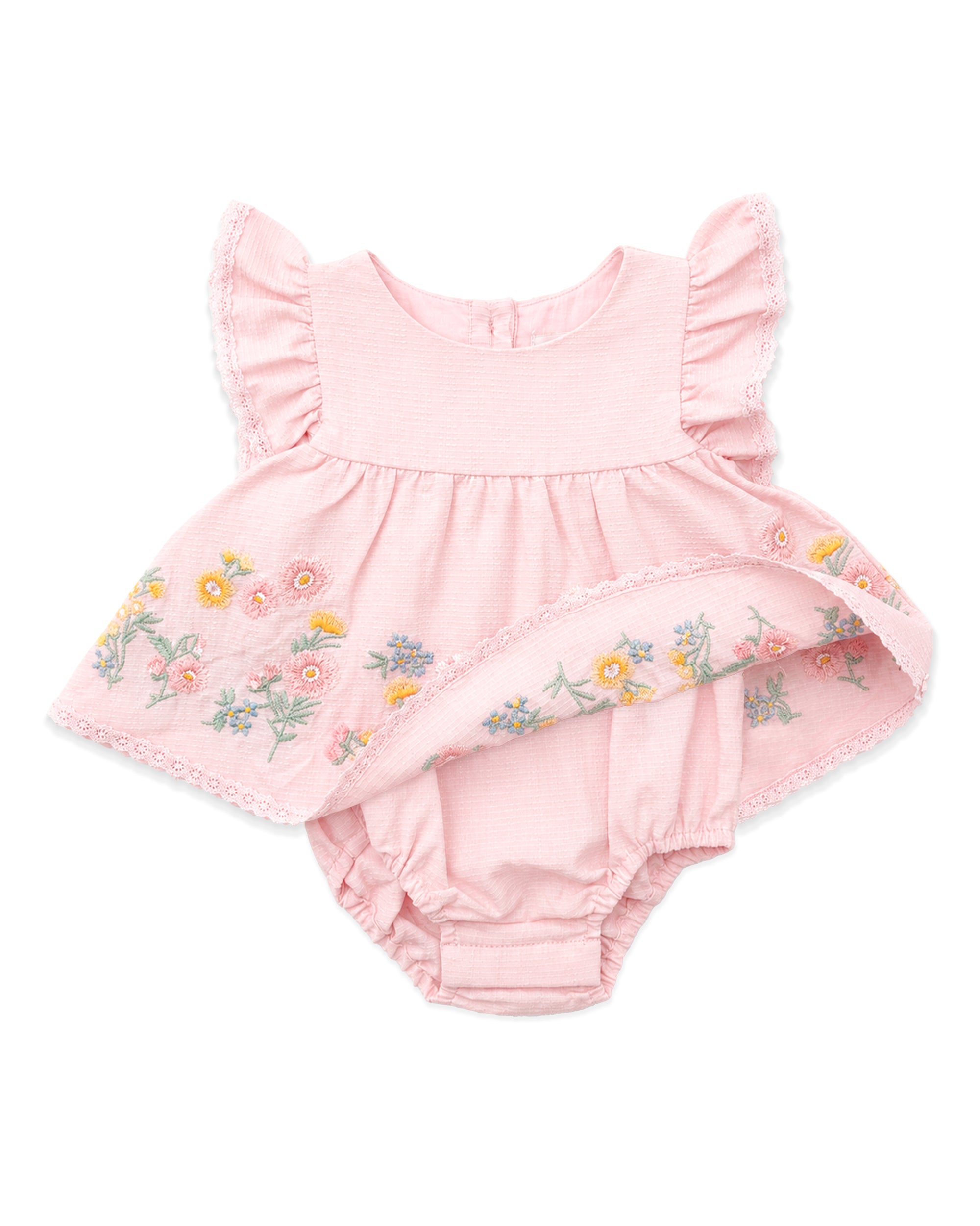 Pia Embroidered. Overlay Bodysuit