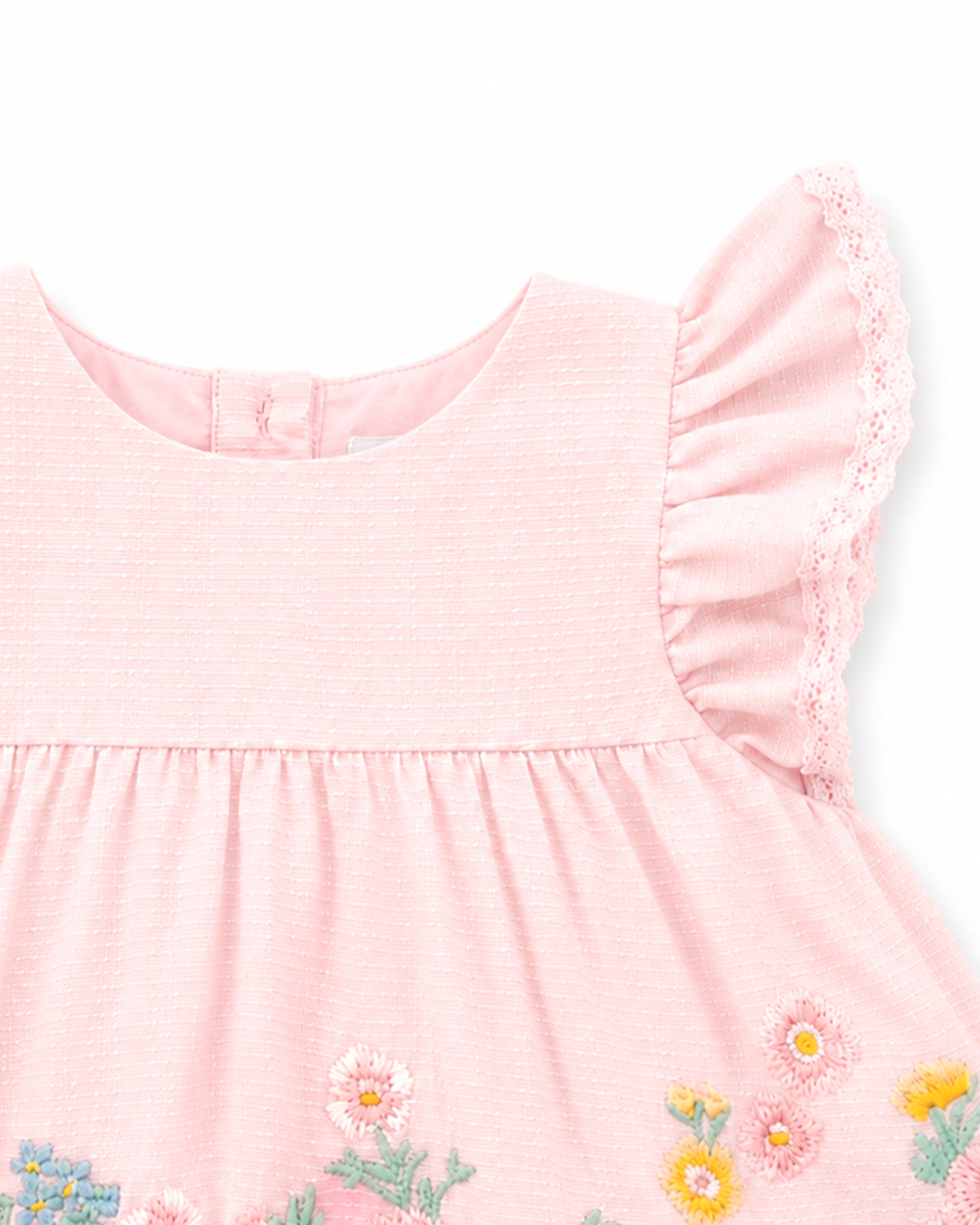 Pia Embroidered. Overlay Bodysuit
