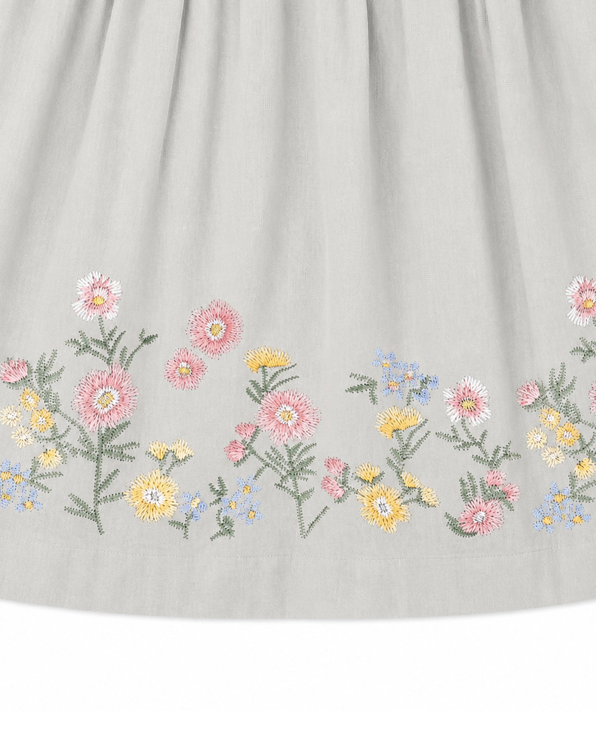 Pia Embroidered. Hem Dress