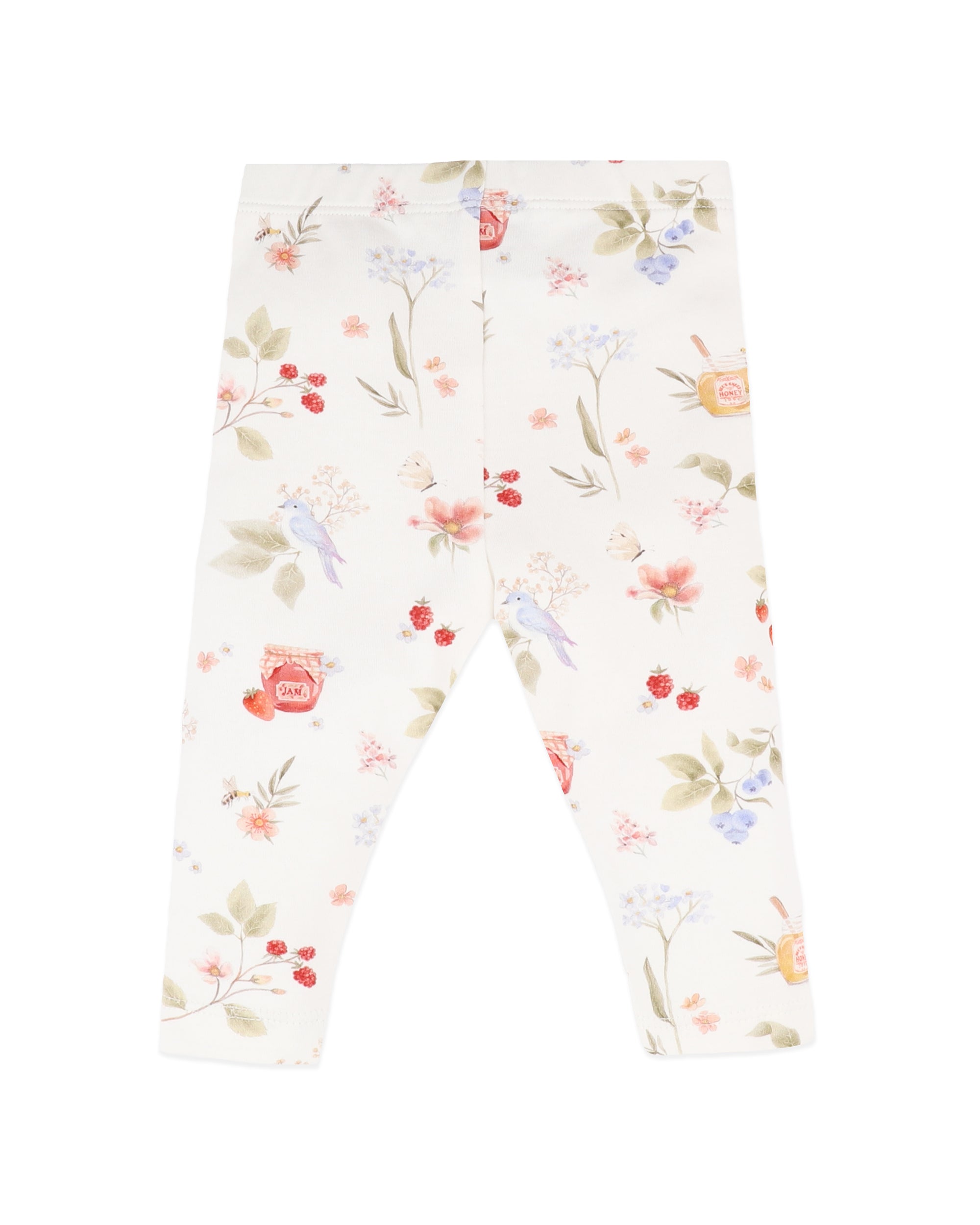 Poppy Print Organic Leggings